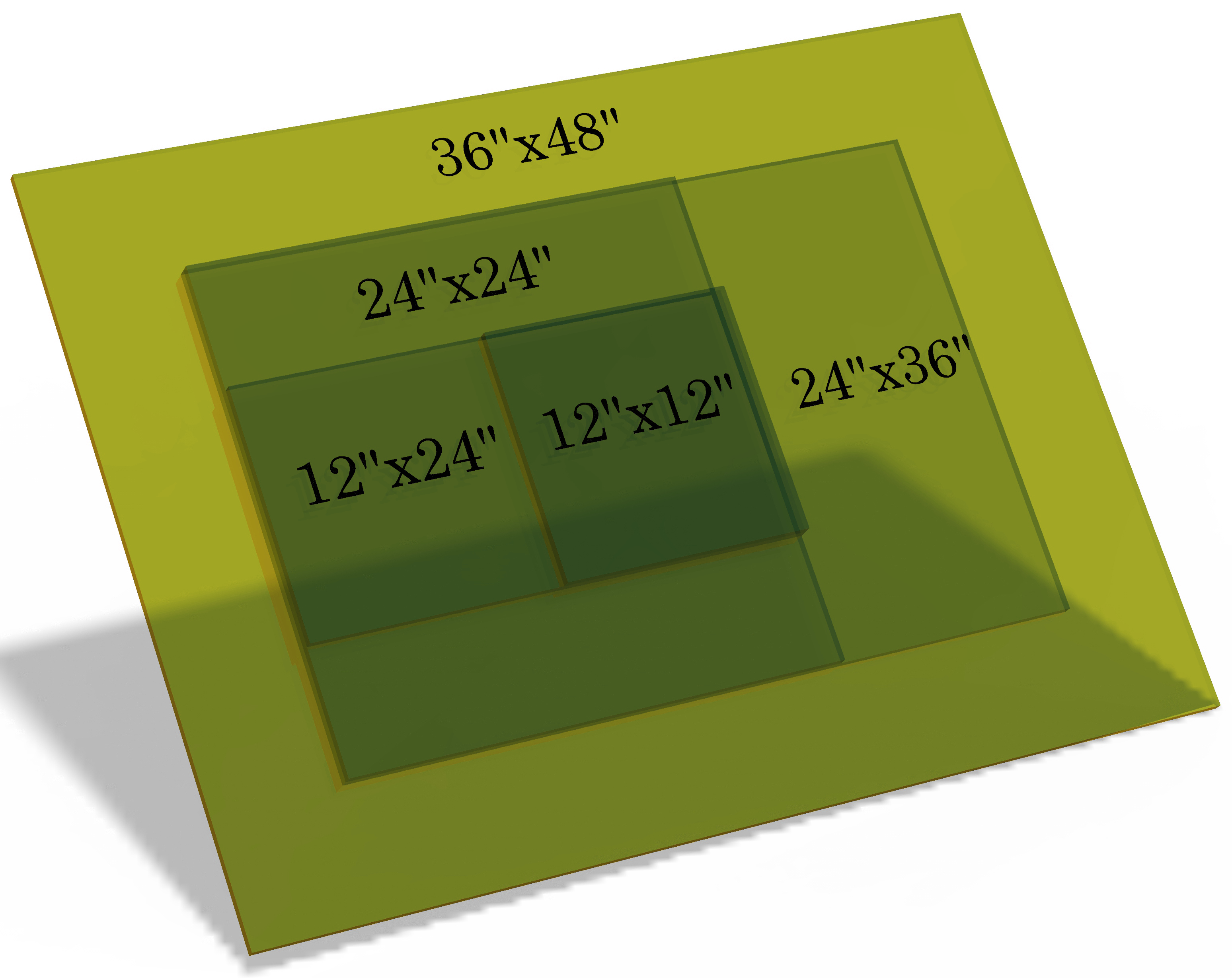 Laser Safety Window – 480 Acrylic Sheet | OD 7+ @ 1060–1100 nm, Nd
