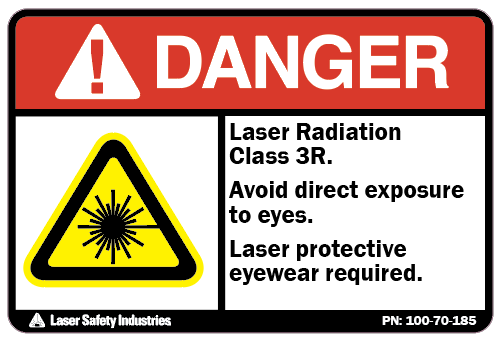 Class 3R Laser Safety Signs and Labels