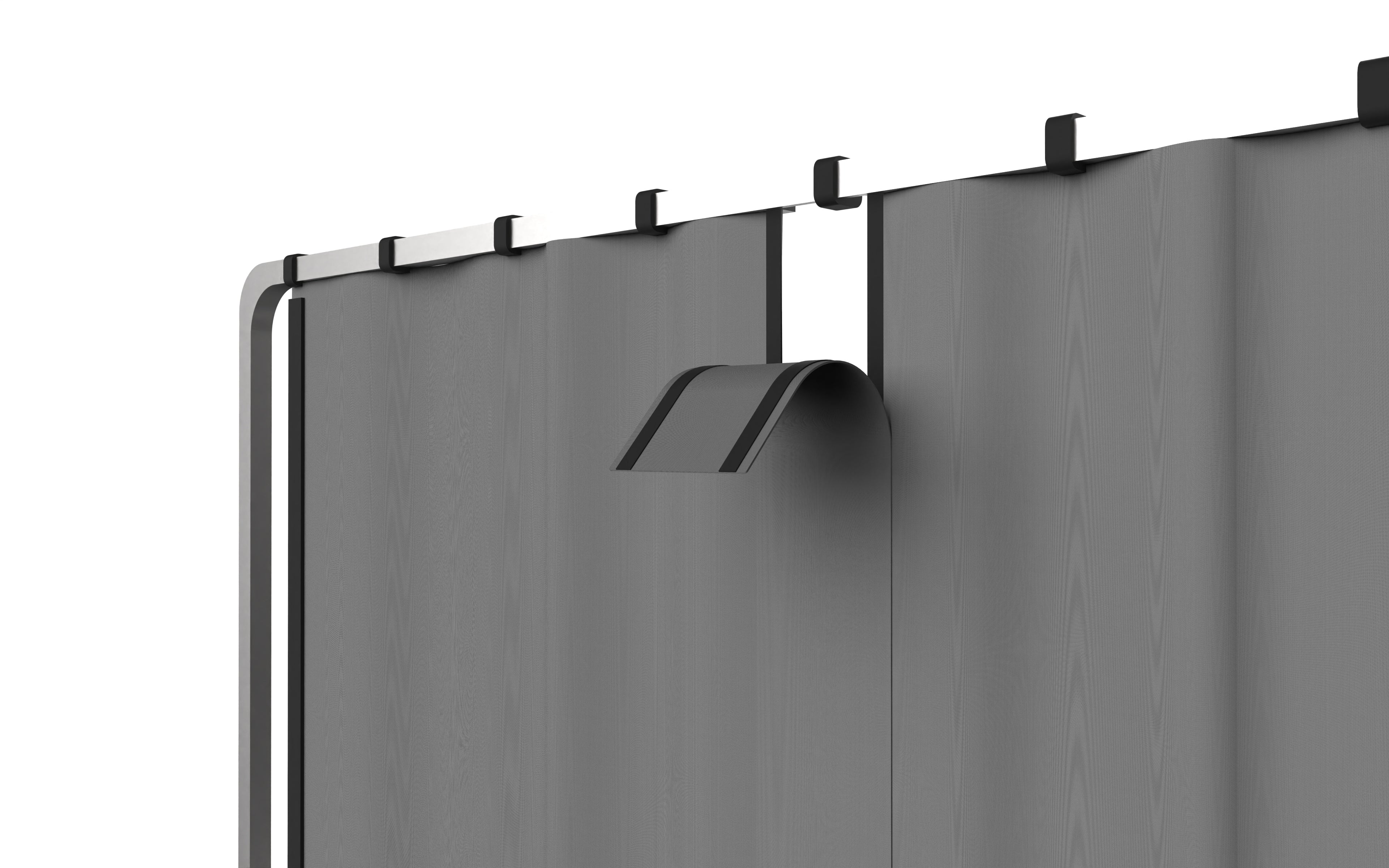 Laser Safety Curtain Panel Access Hinge (No Frame)