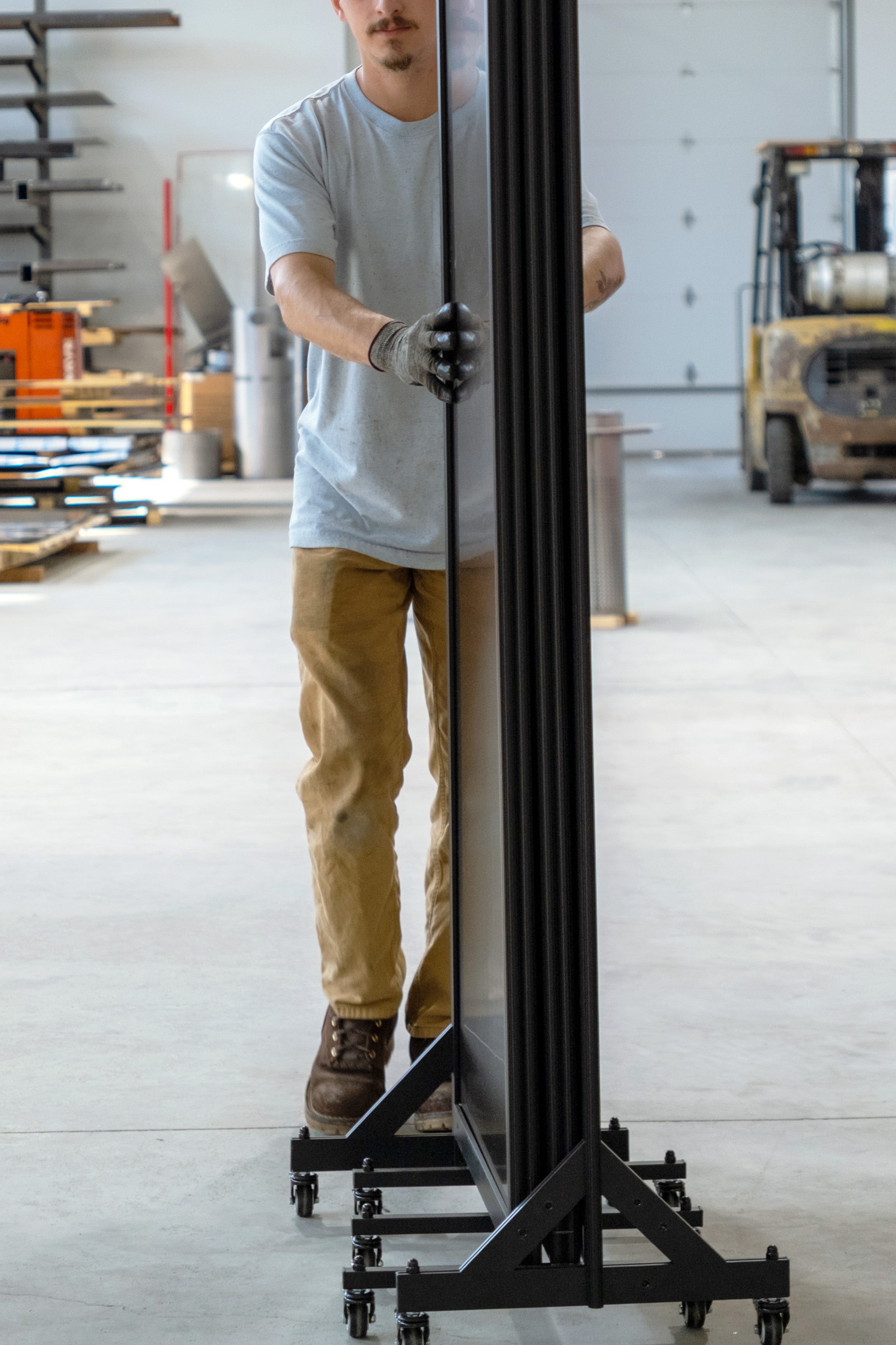 Laser Safety Portable Collapsing Hardwall Barrier