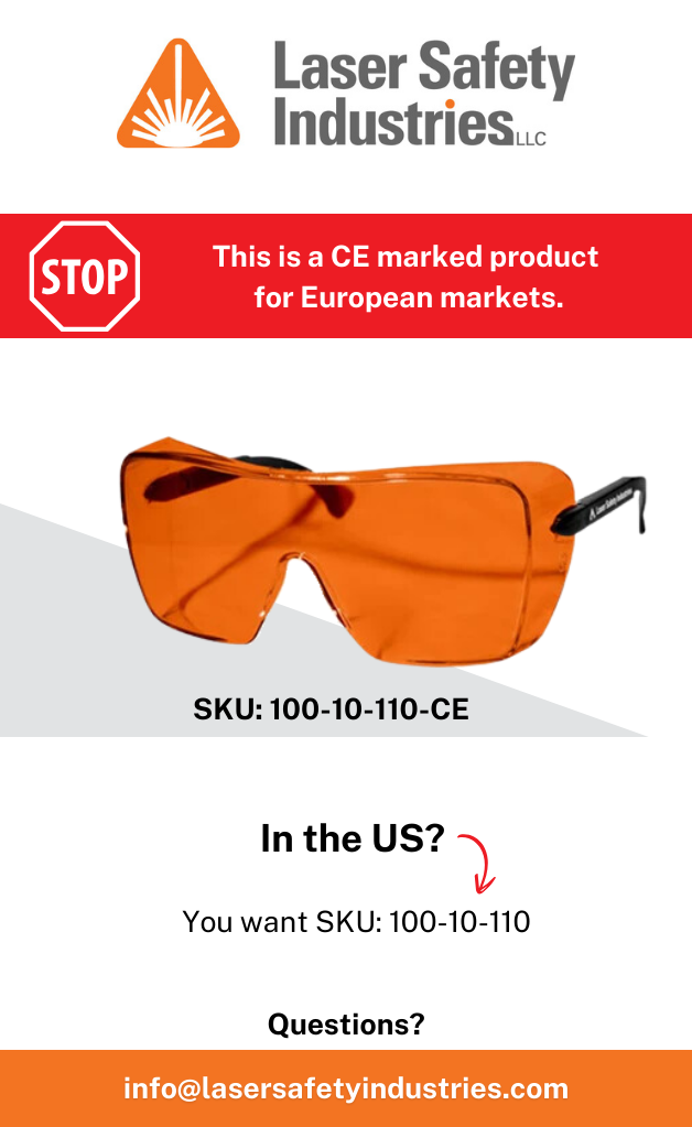 532 nm KTP & Argon Laser Safety Glasses – Polycarbonate | CE Certified