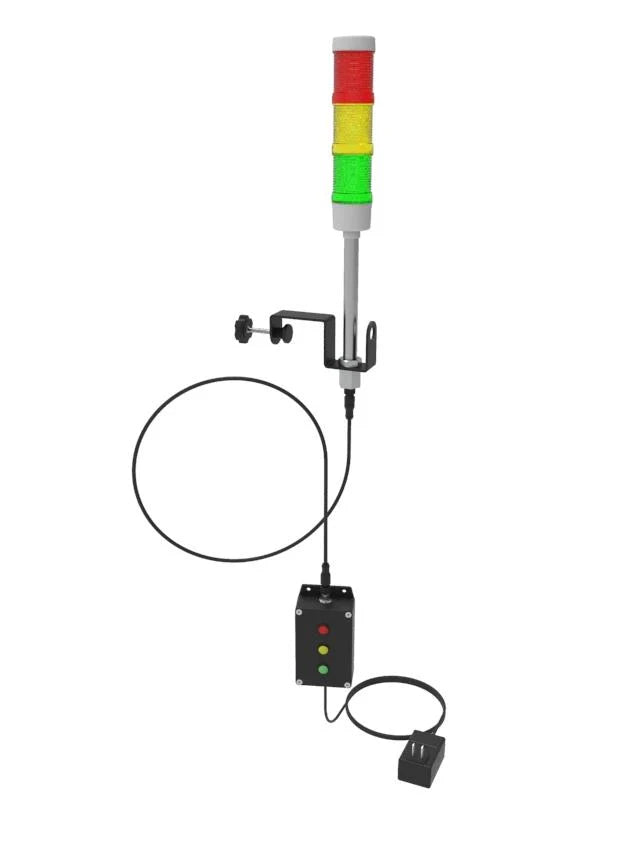 Manual Laser Status Warning Light