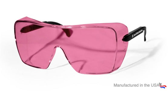 pink safety goggles CE Alexandrite Laser Safety Glasses