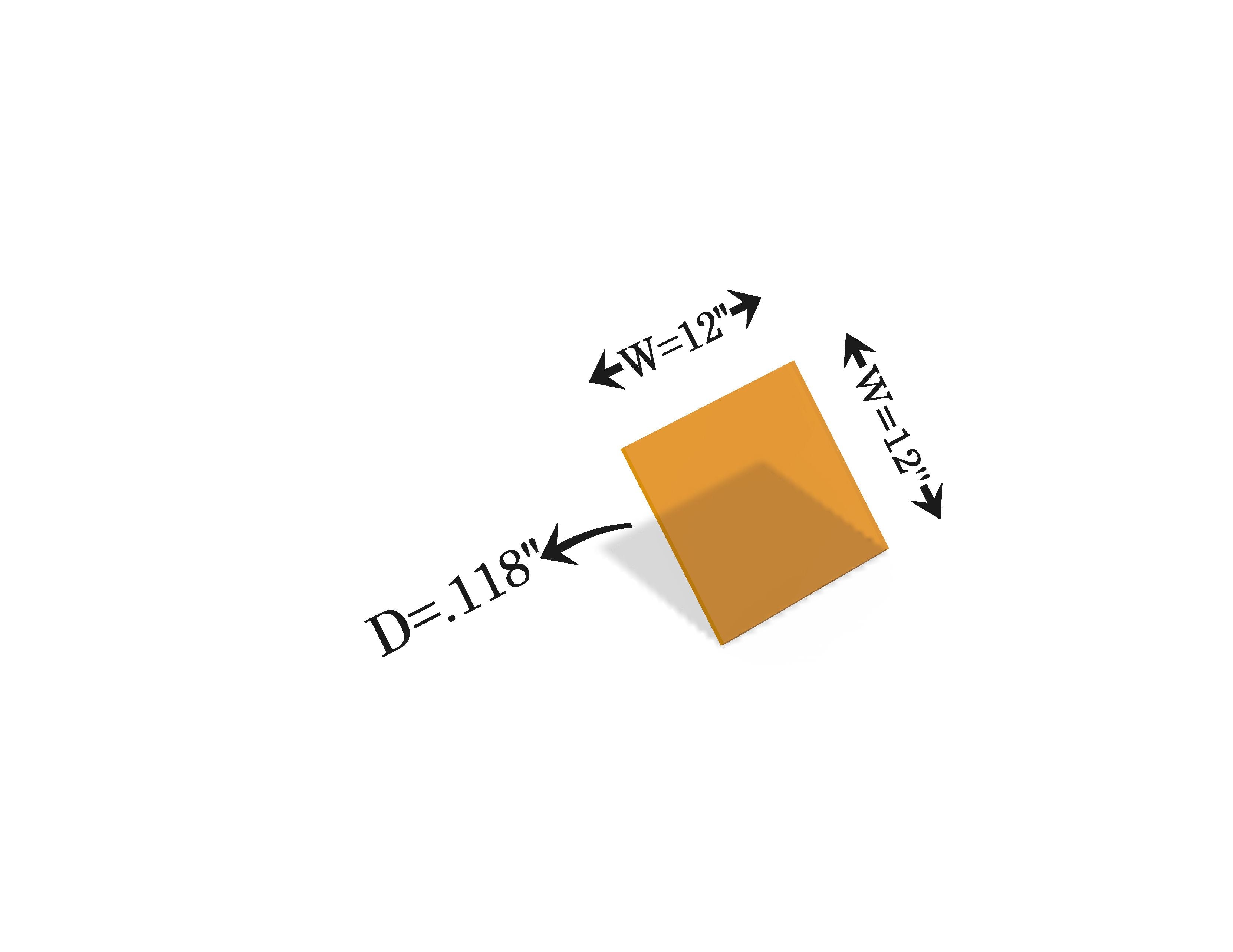 Laser Safety Window – 407 Acrylic Sheet | OD 5+ @ 190–375 & 10,000–11,000 nm