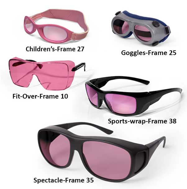 od5 laser goggles Alexandrite Laser Safety Glasses | OD 7+ @ 755 nm, OD 6+ @ 810nm, OD 5+ @ 715–810 nm Fit-over