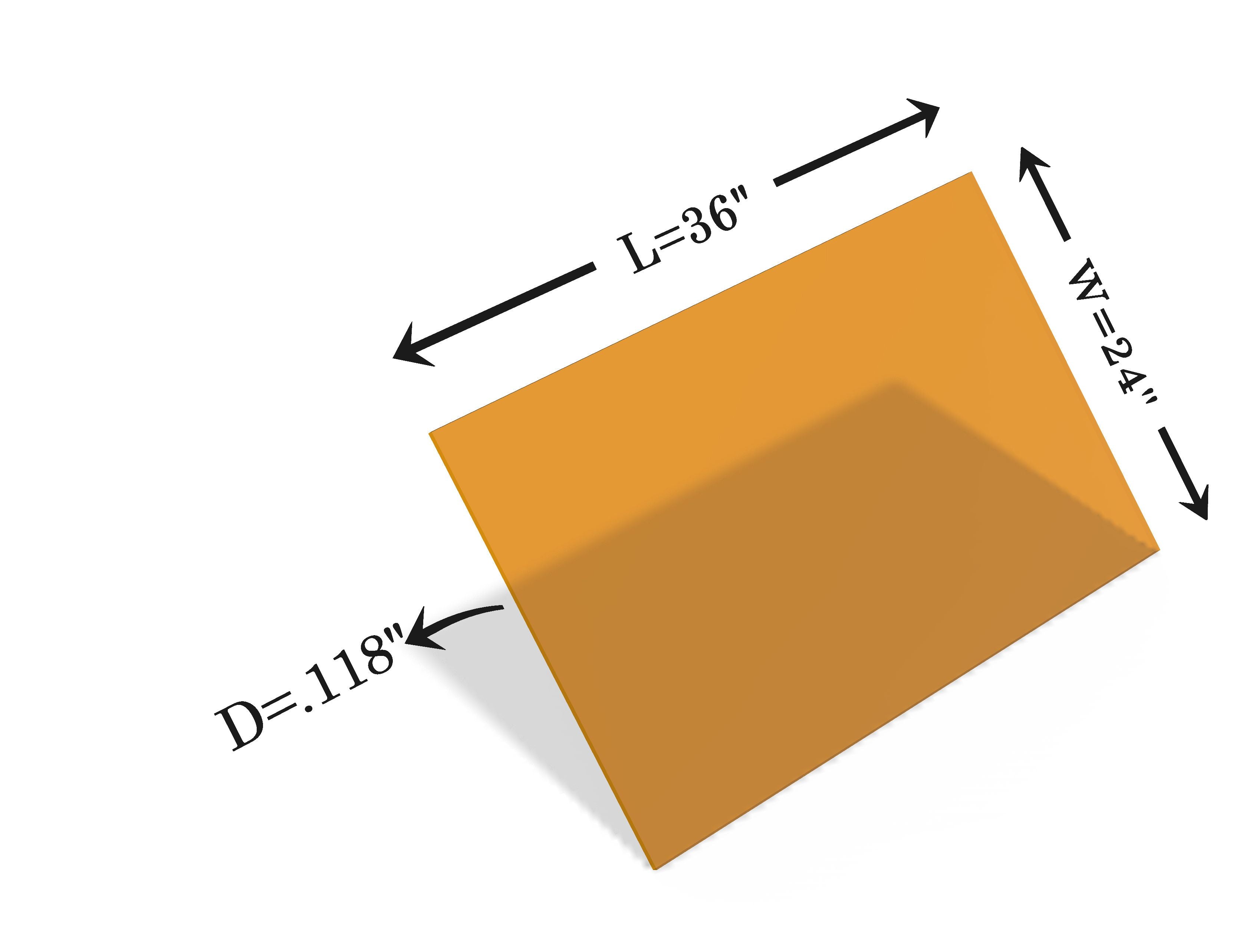 Laser Safety Window – 407 Acrylic Sheet | OD 5+ @ 190–375 & 10,000–11,000 nm