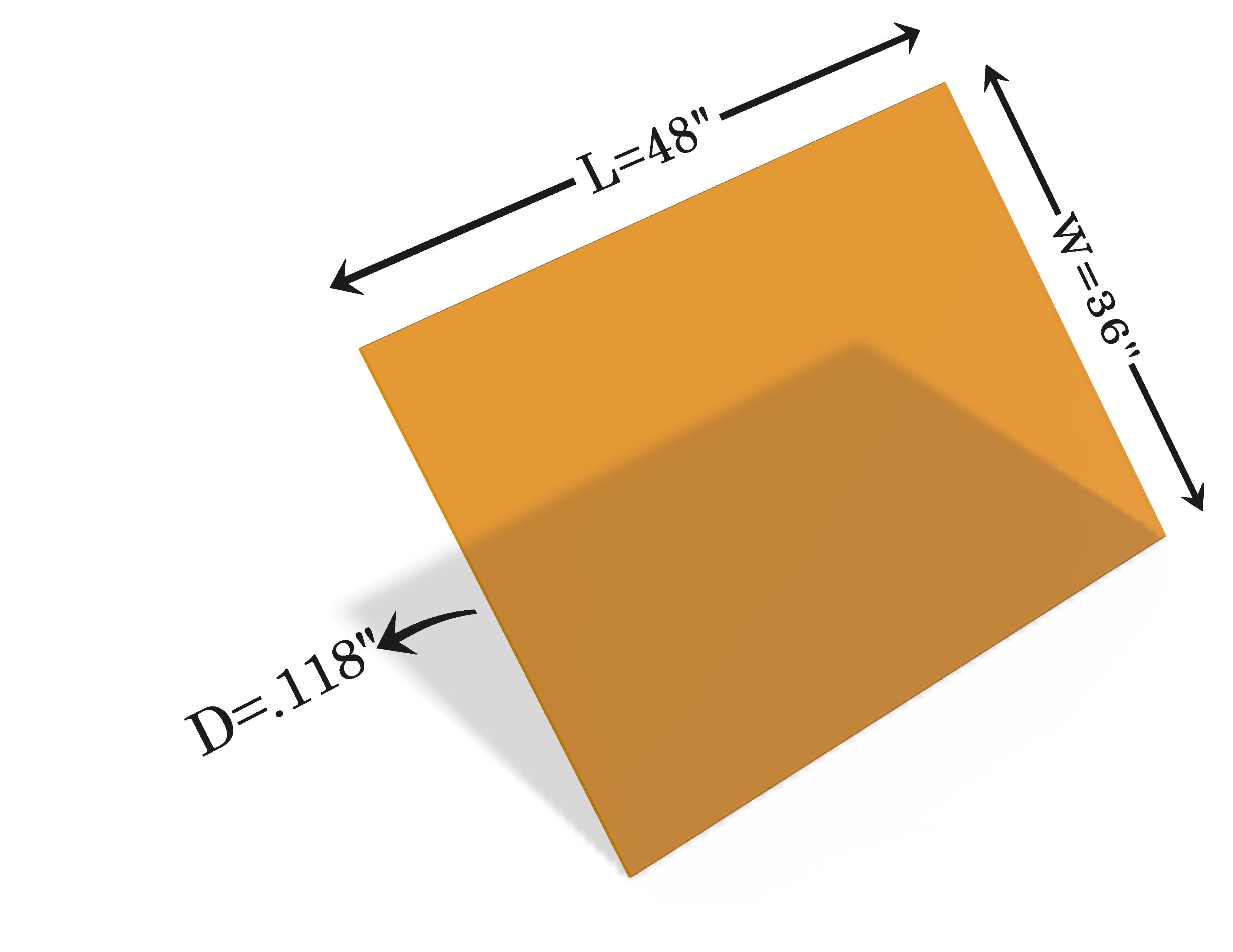 Laser Safety Window – 407 Acrylic Sheet | OD 5+ @ 190–375 & 10,000–11,000 nm