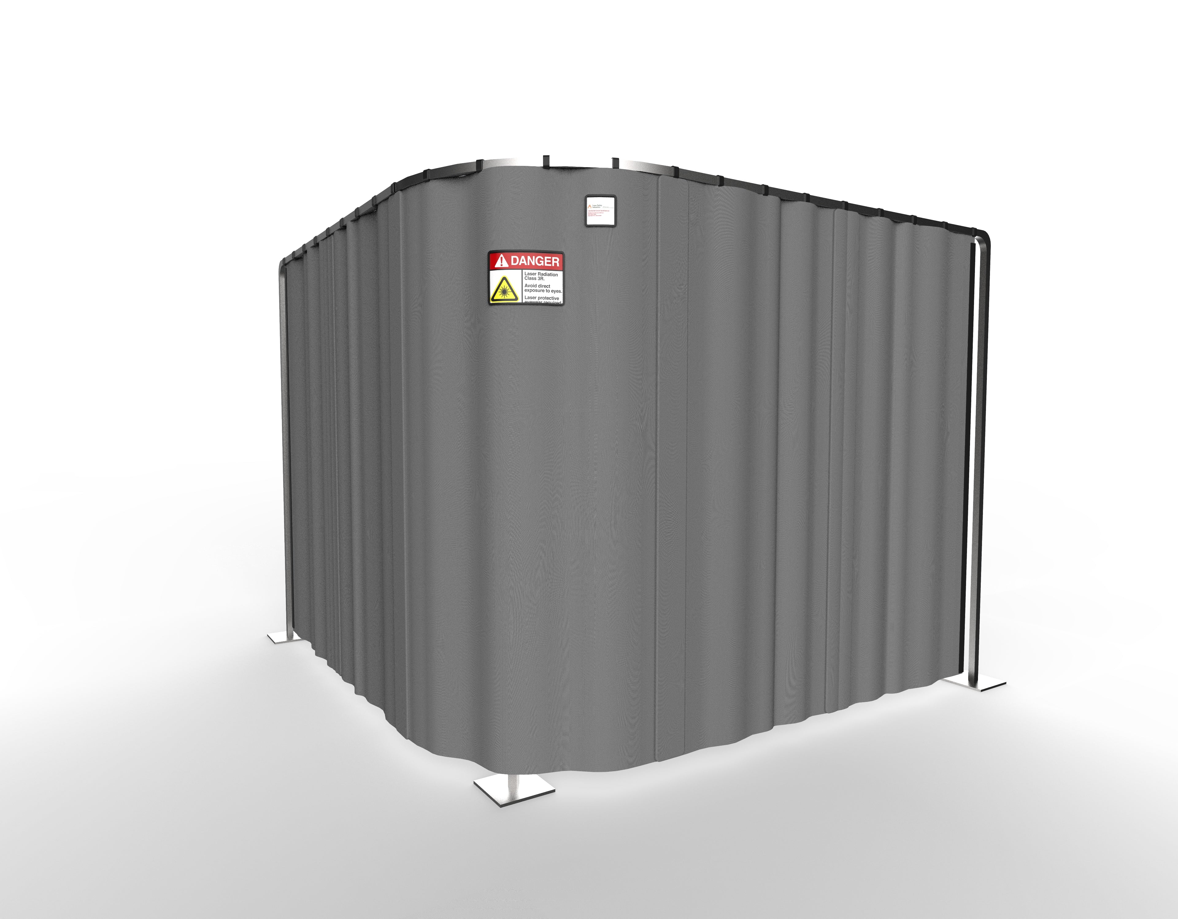 Laser Safety Curtain System (Custom Sizing)