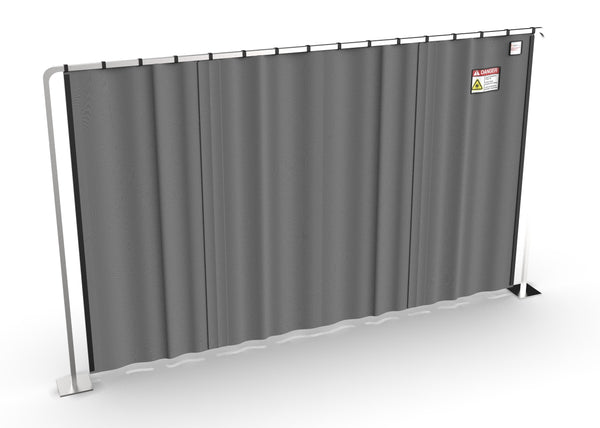 Laser Safety Curtain Straight Line 300W (with Frame and strap loops)