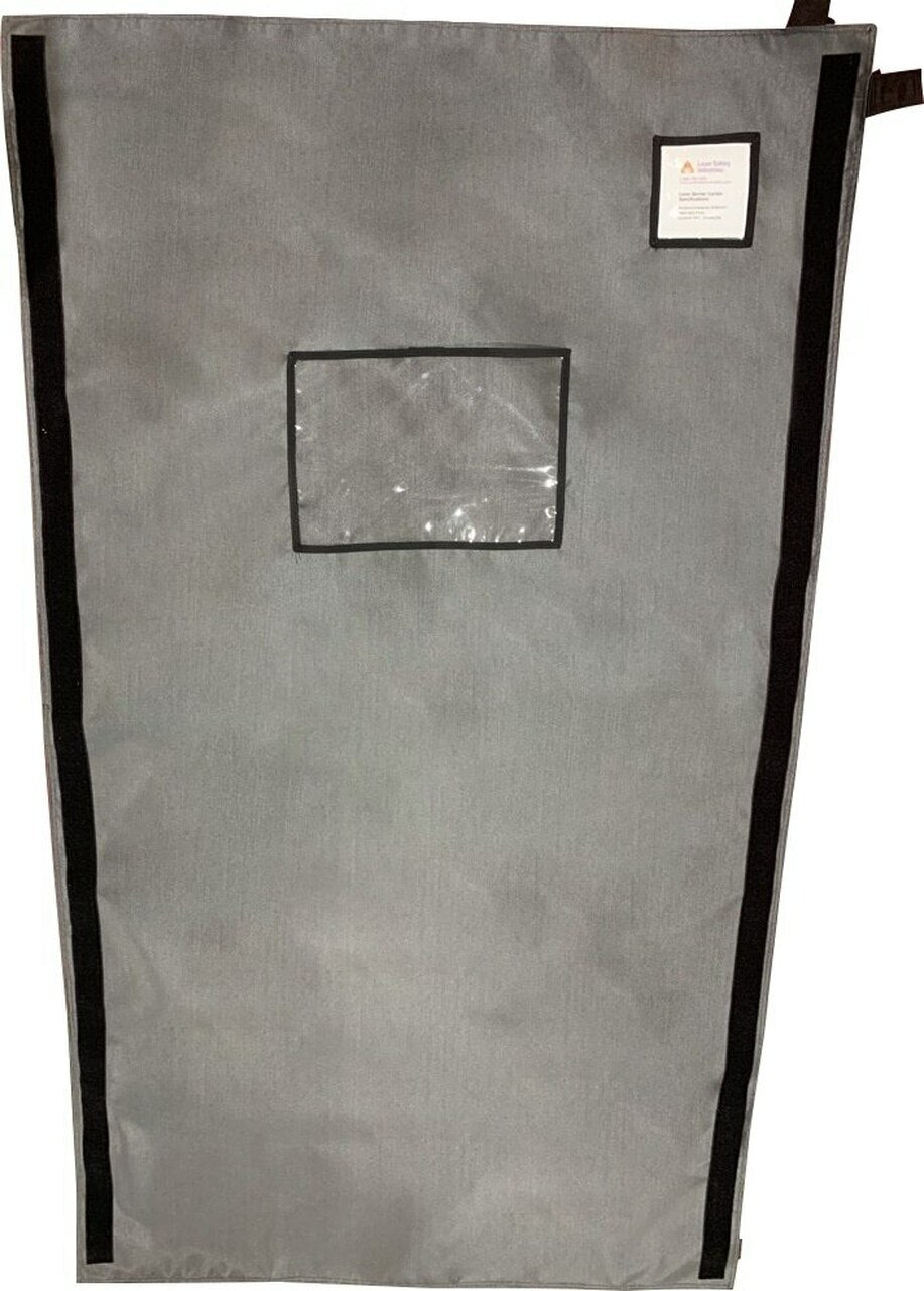 Laser Safety Curtain Straight Line (with Frame and strap loops)