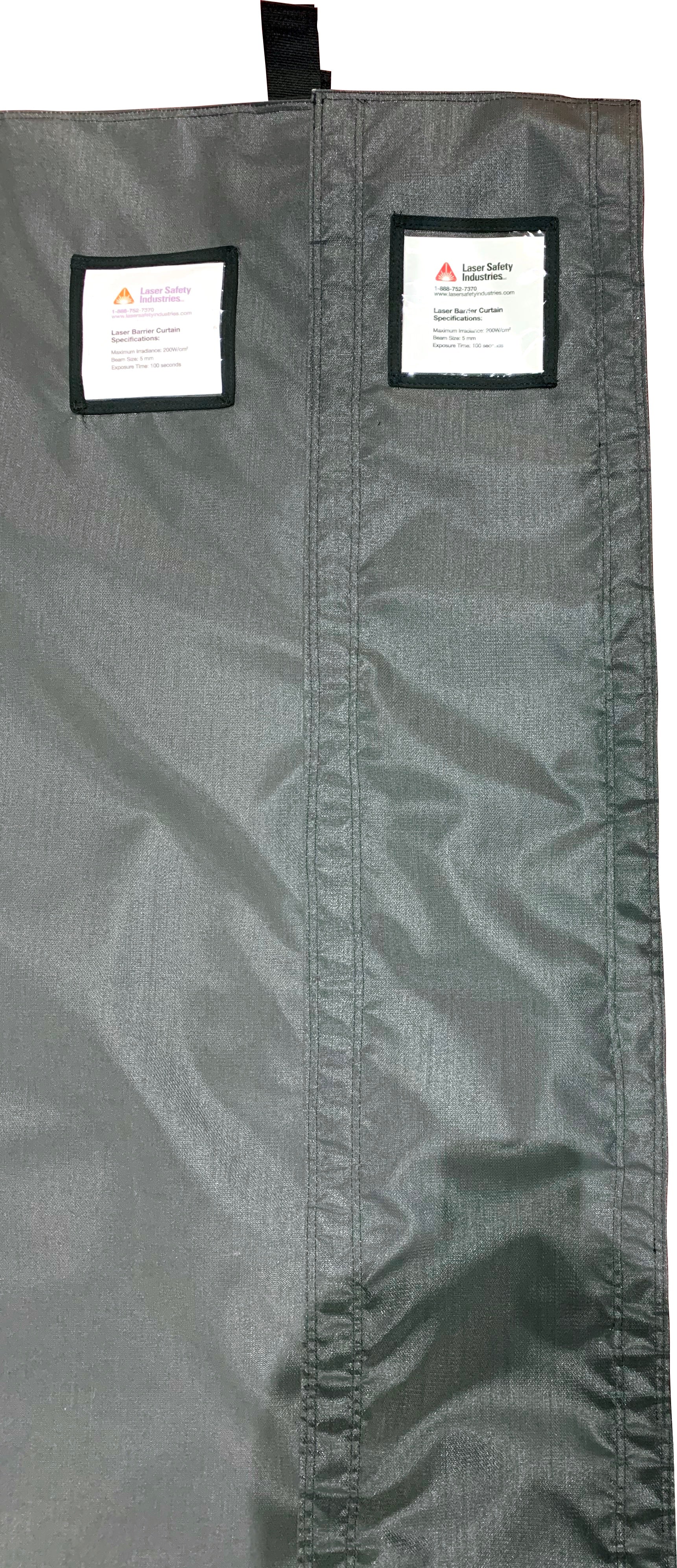 Laser Safety Curtain System (Custom Sizing)