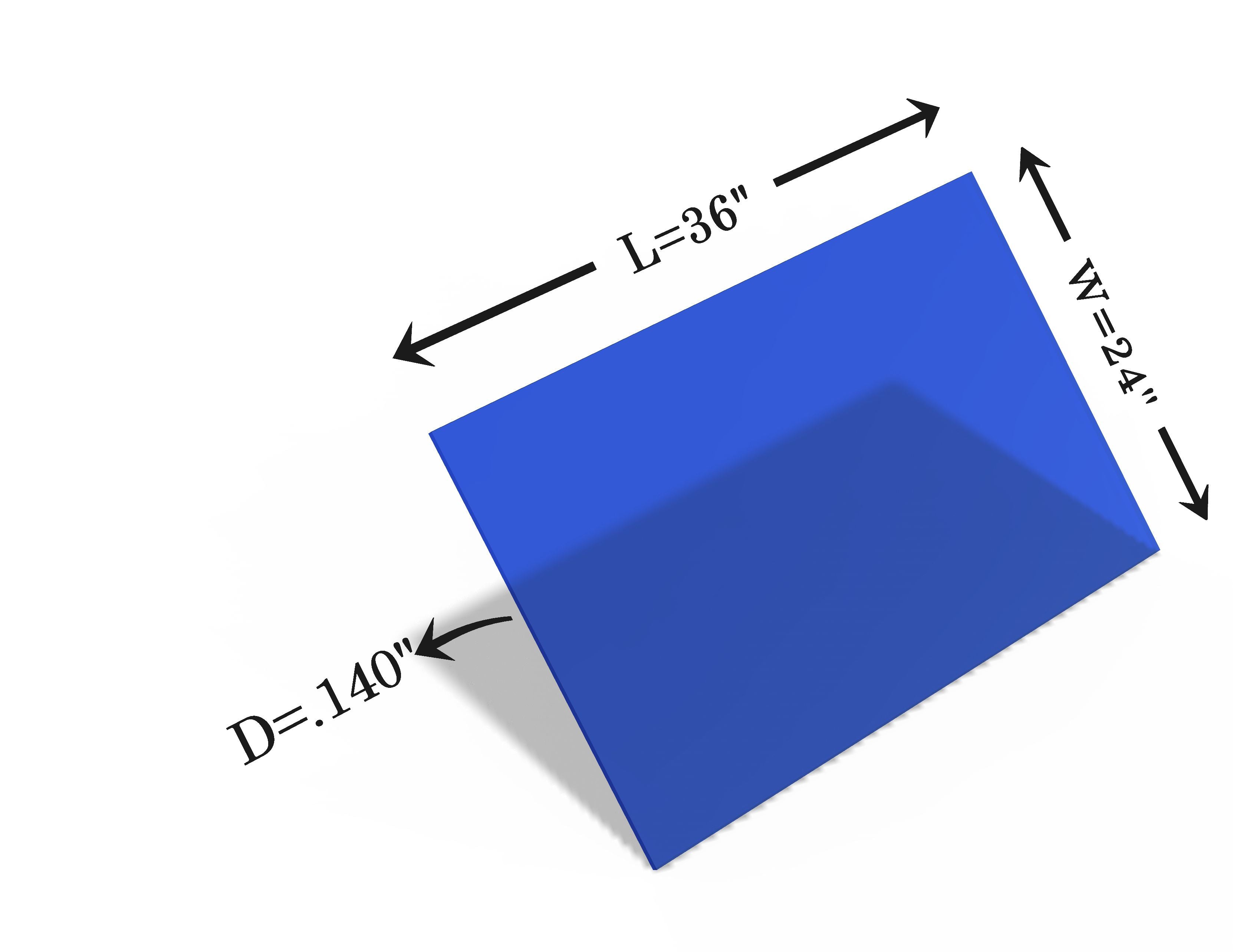 Laser Safety Window – Acrylic Sheet | Ruby, 694 nm Protection