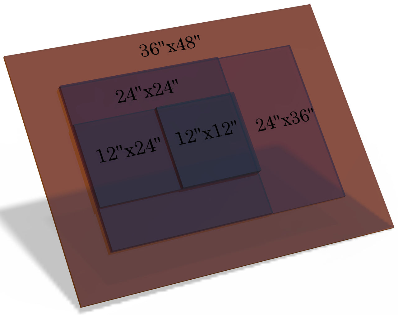 Laser Safety Window – Acrylic | OD 6+ @ 1064 nm, and OD 5+ 532 nm, Double YAG Protection