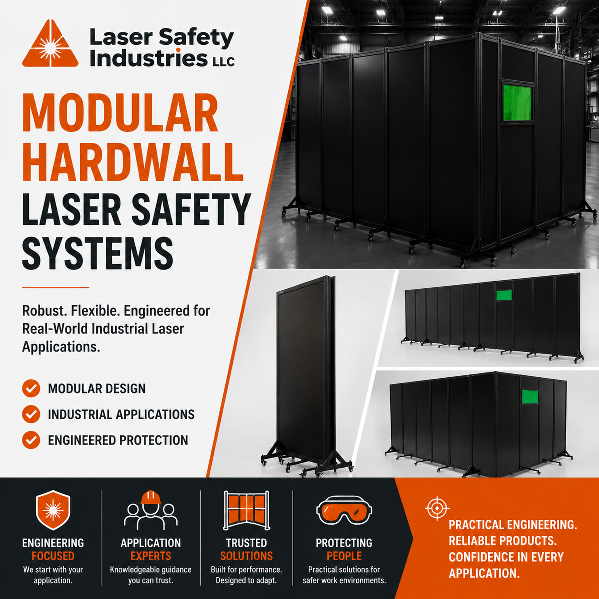 Laser Safety Industries Showcases Modular Hardwall Barrier Systems for Industrial Laser Applications at IMTS 2026