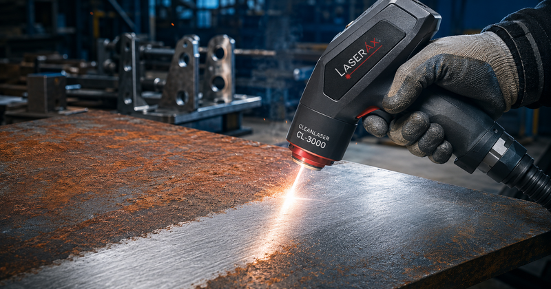 Laserax Releases New CleanLaser CL-3000 Handheld Laser Cleaner