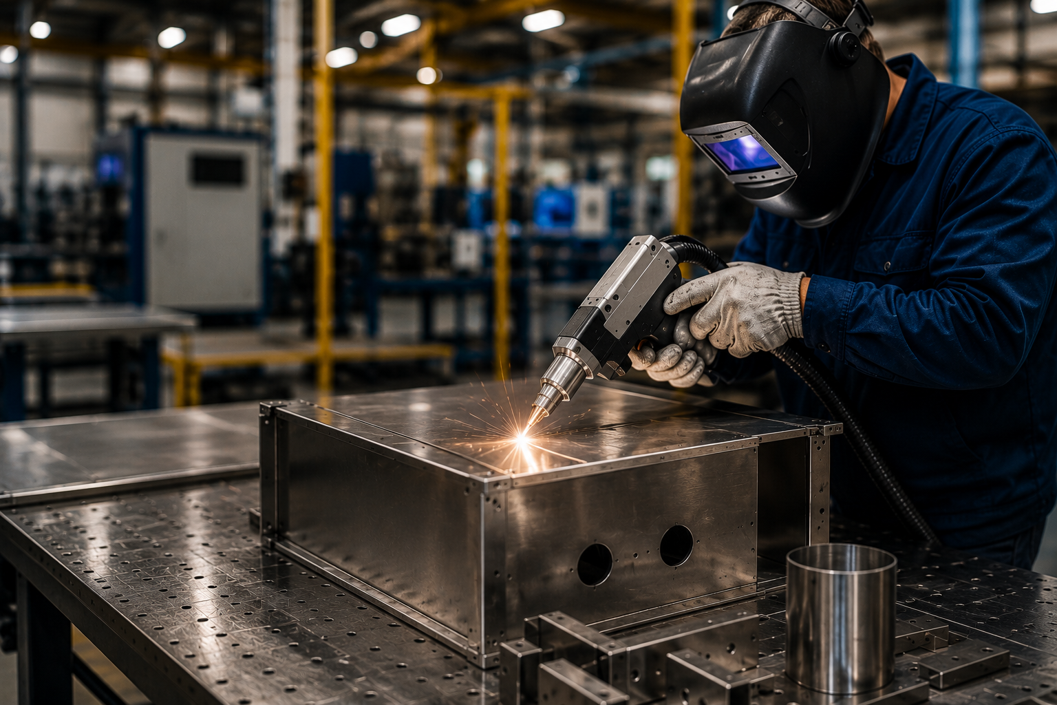 Han's Laser Releases Updated Blue Crystal Series Handheld Fiber Welder