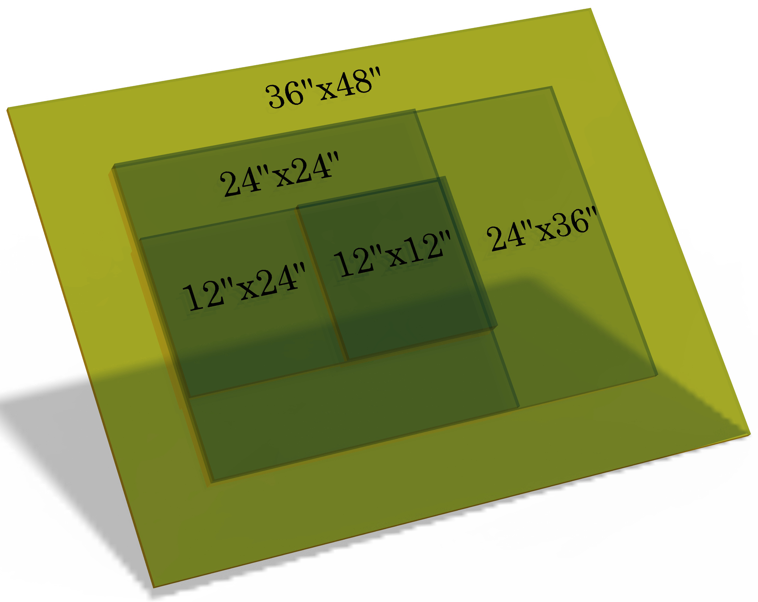 Laser Safety Window 480 Acrylic Sheet Class 4 Viewing IR Nd:YAG