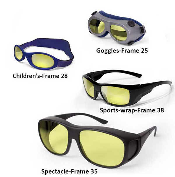 Laser Safety Glasses 220 Glass Nitrogen (190-450nm)