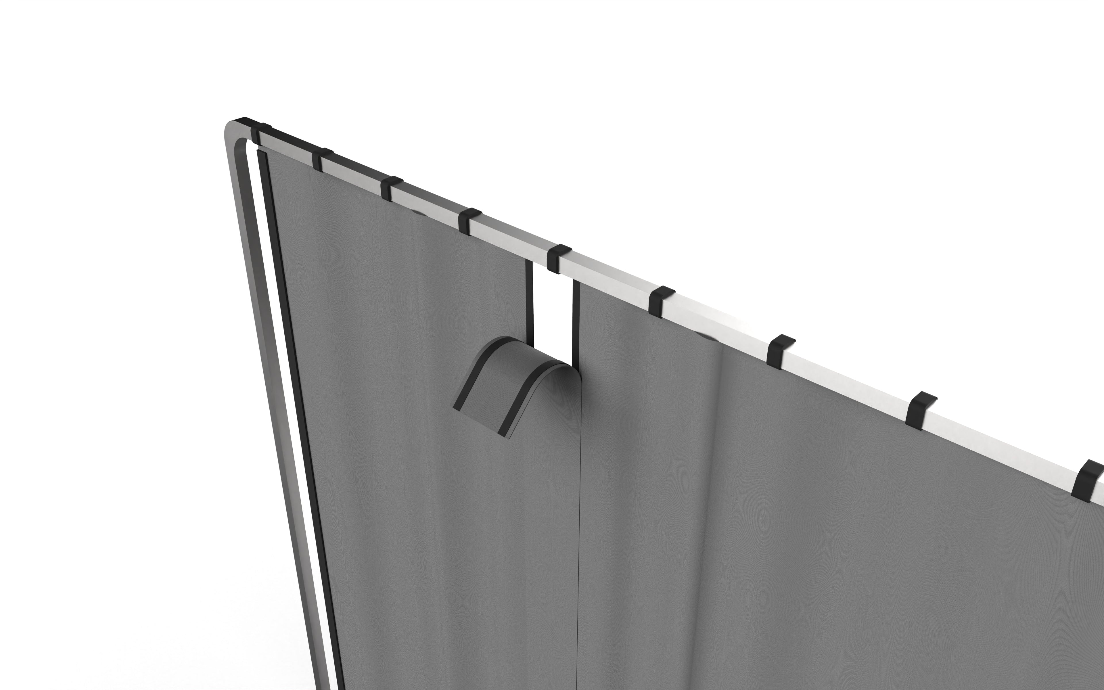 Laser Safety Curtain Panel Access Hinge (No Frame)