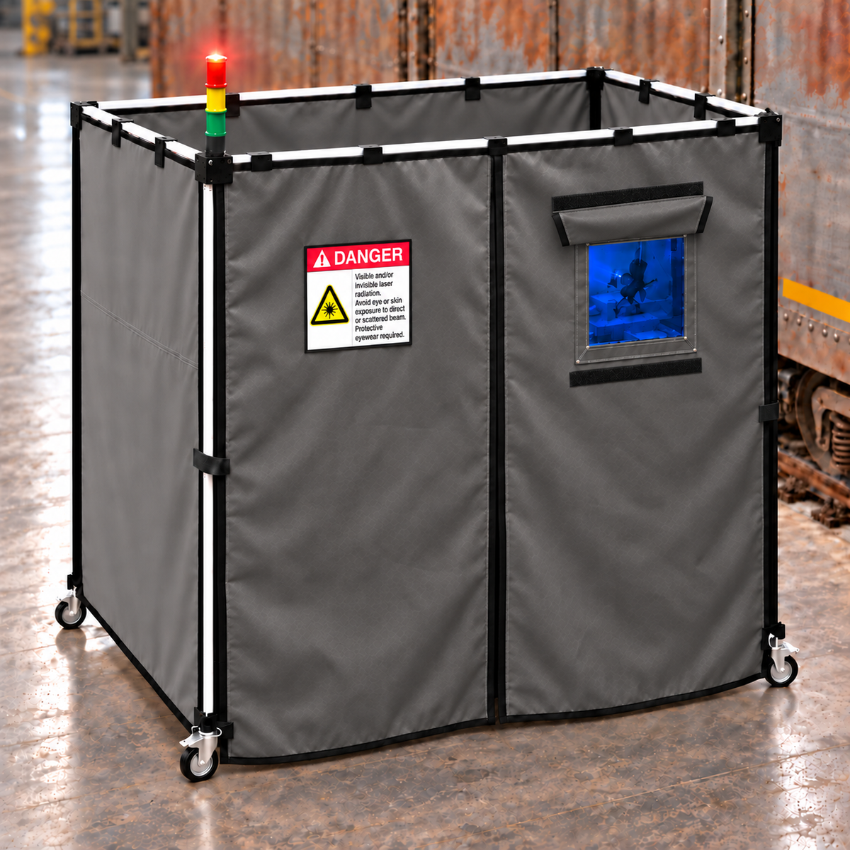 Laser Cleaning Safety Portable Booth
