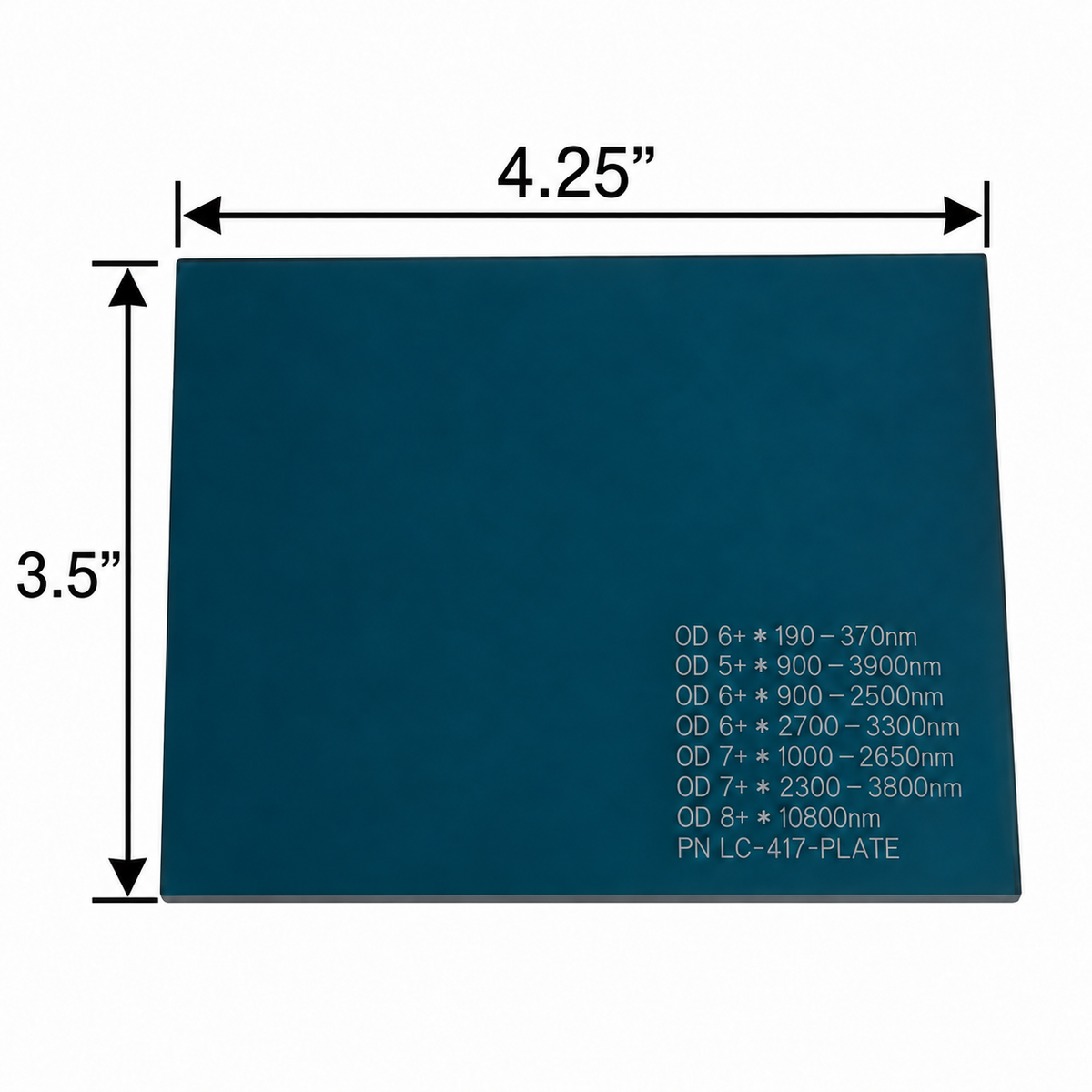 PAPR Laser Welding Replacement Face Plates | Shade 3, Shade 5 & 417