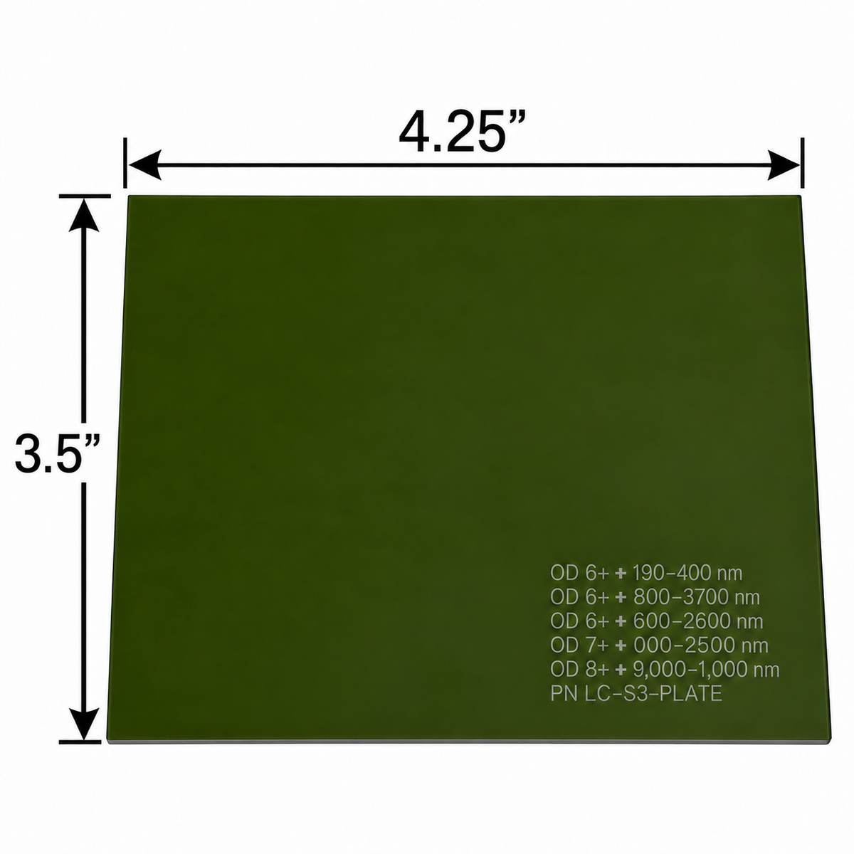 PAPR Laser Welding Replacement Face Plates | Shade 3, Shade 5 & 417