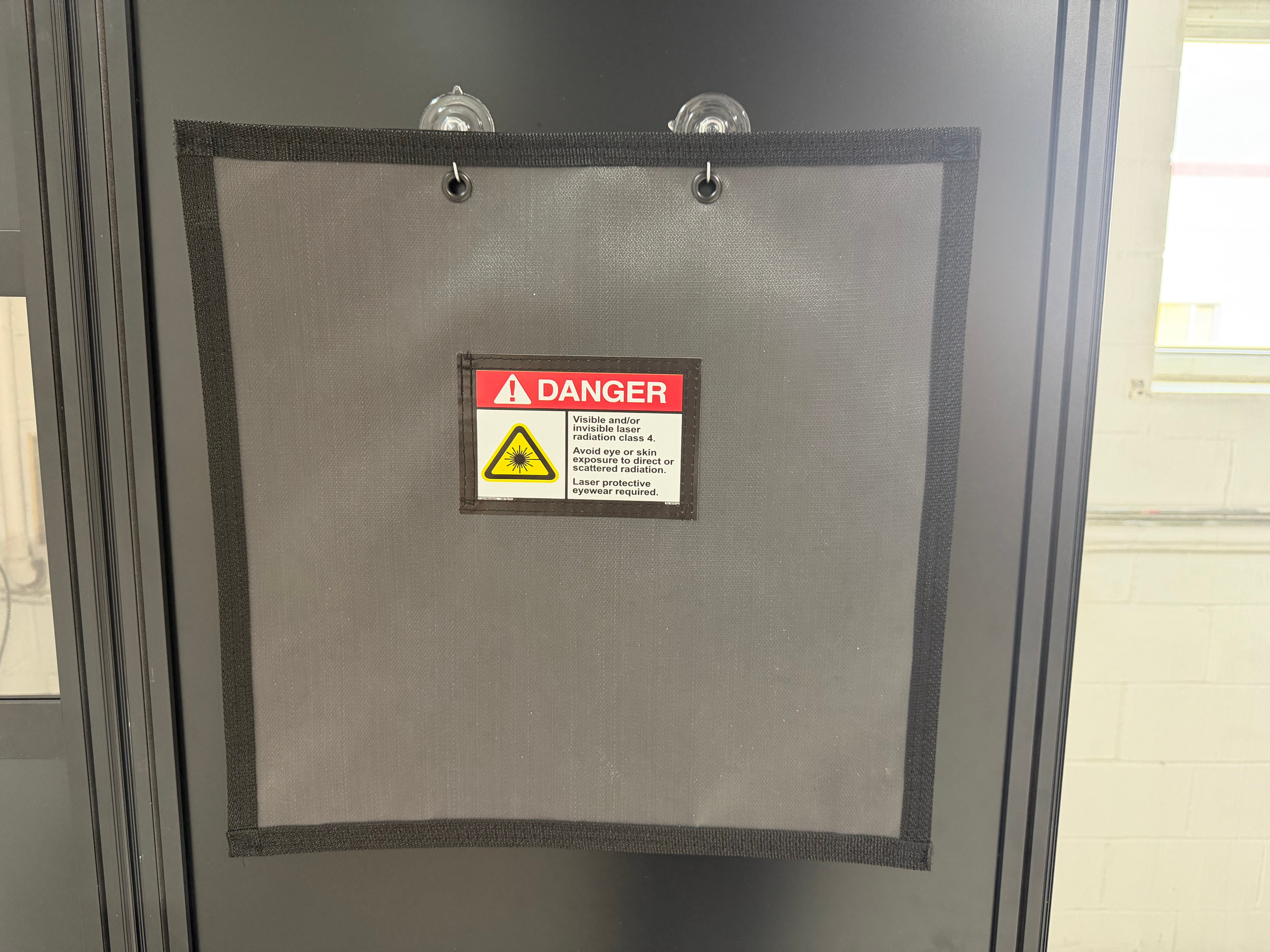 Laser Safety Window Covering – Non-Transparent Laser Barrier