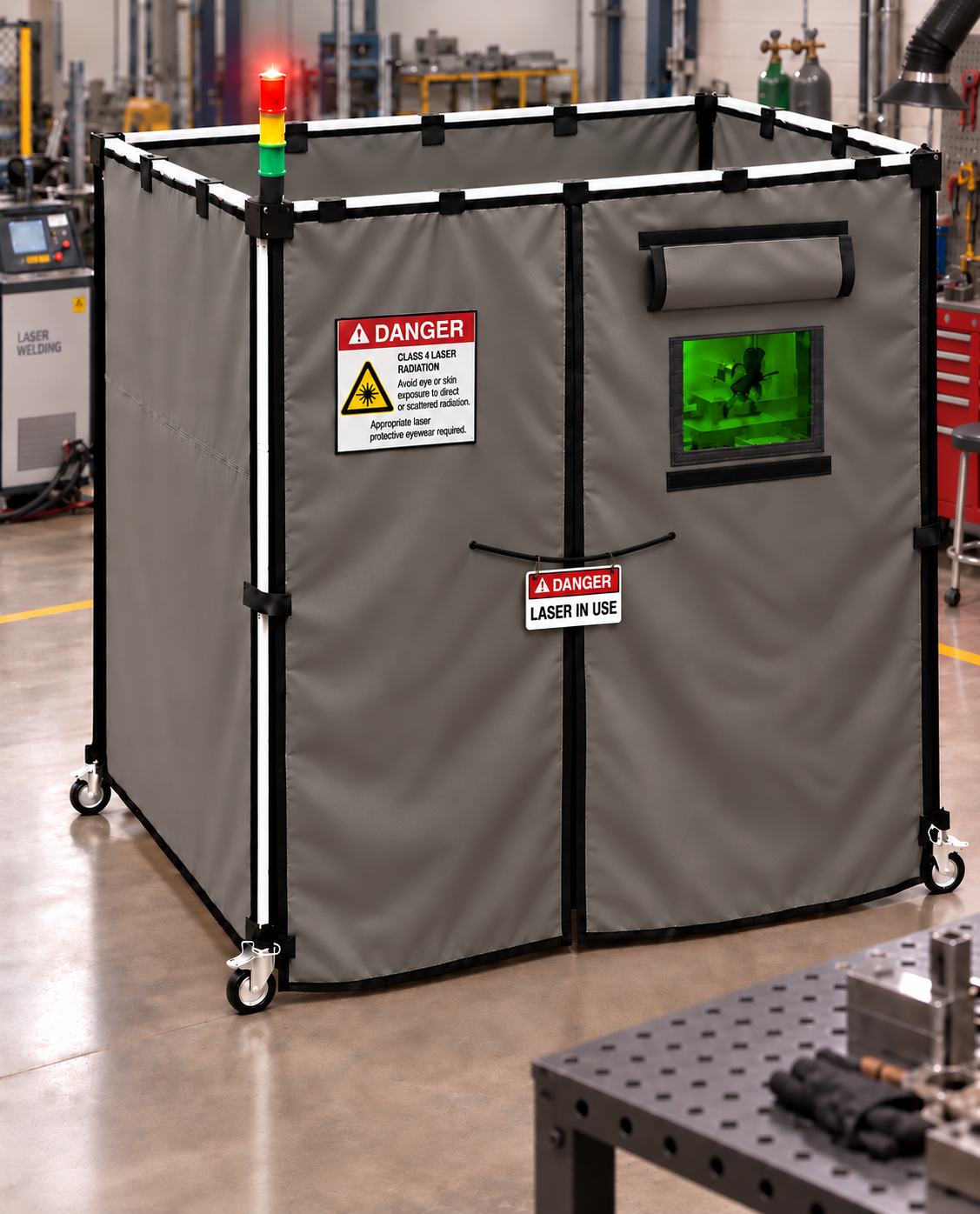 Laser Welding Safety Portable Booth