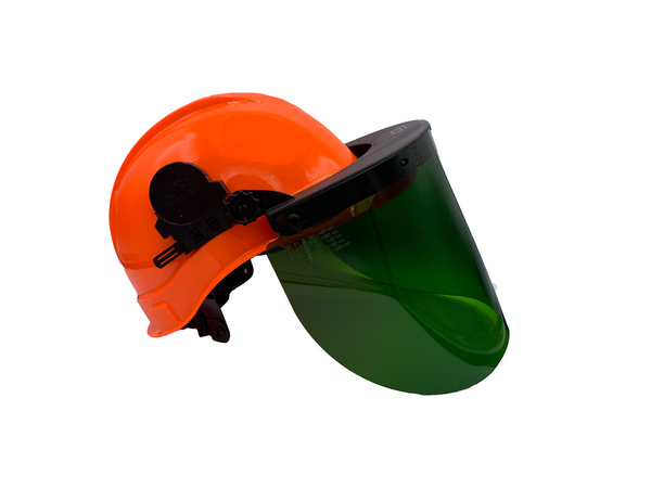 Laser Welding Safety Face Shield with Hard Hat - Shade 3