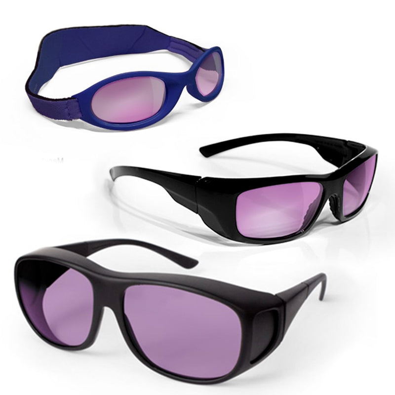 Laser Safety Glasses 210 Glass Helium-Neon Copper Vapor (570-595nm)