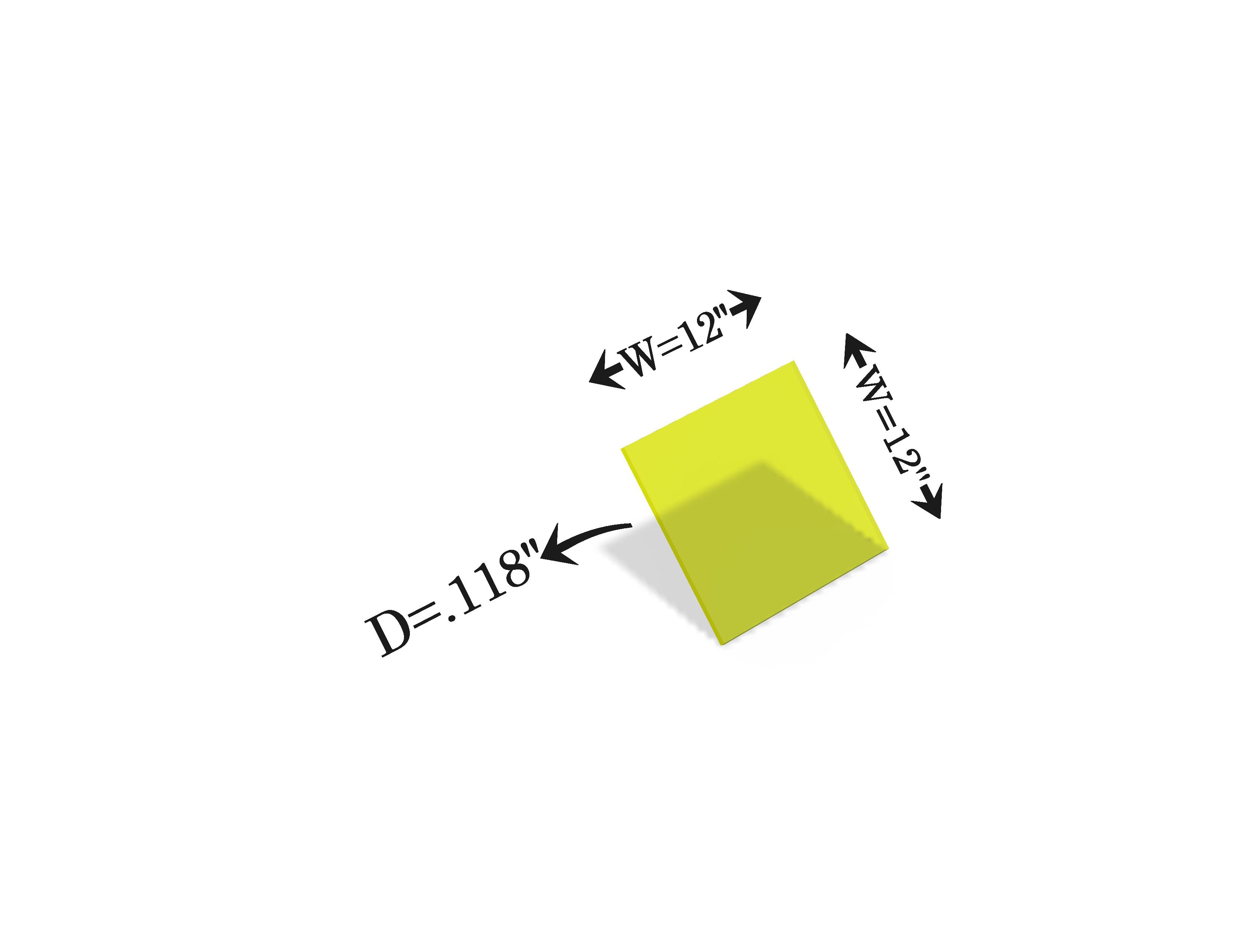 Laser Safety Window 905 Acrylic Sheet Low Power Viewing (190-492nm)