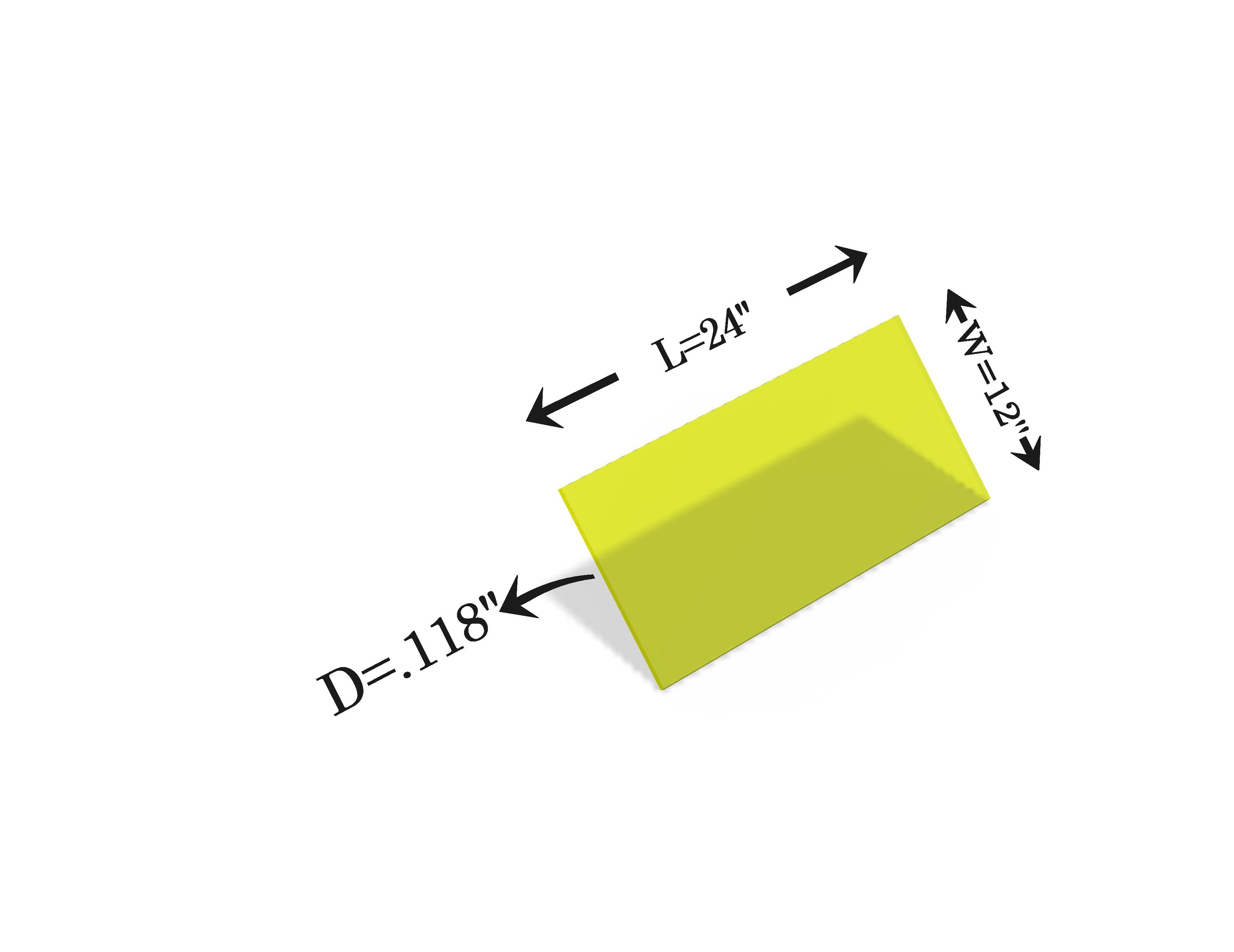 Laser Safety Window 905 Acrylic Sheet Low Power Viewing (190-492nm)