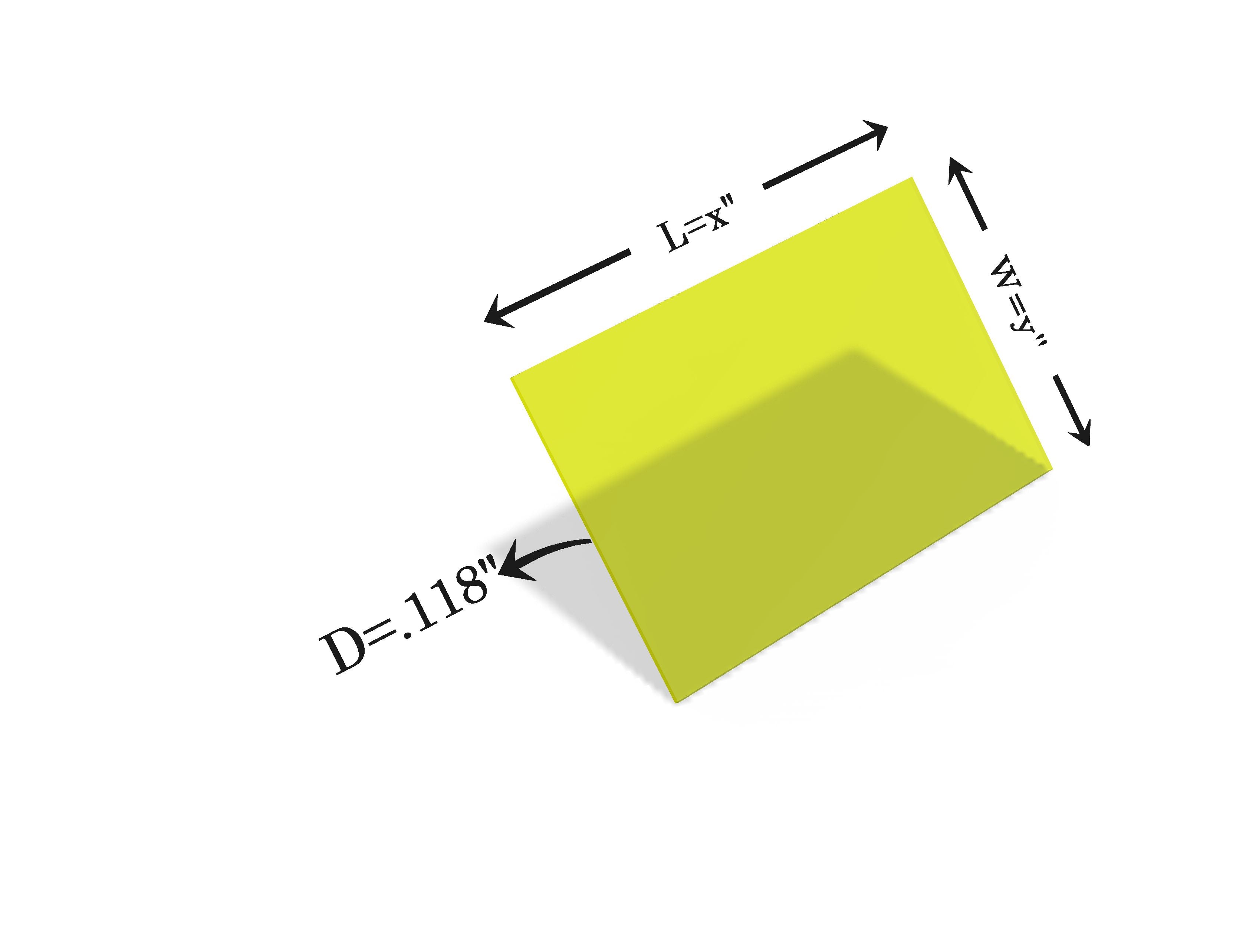 Laser Safety Window 905 Acrylic Sheet Low Power Viewing (190-492nm)