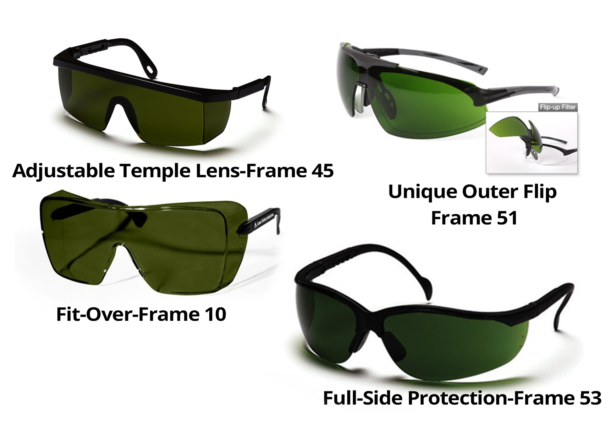 Laser Safety Glasses 150 Polycarbonate - IPL 3