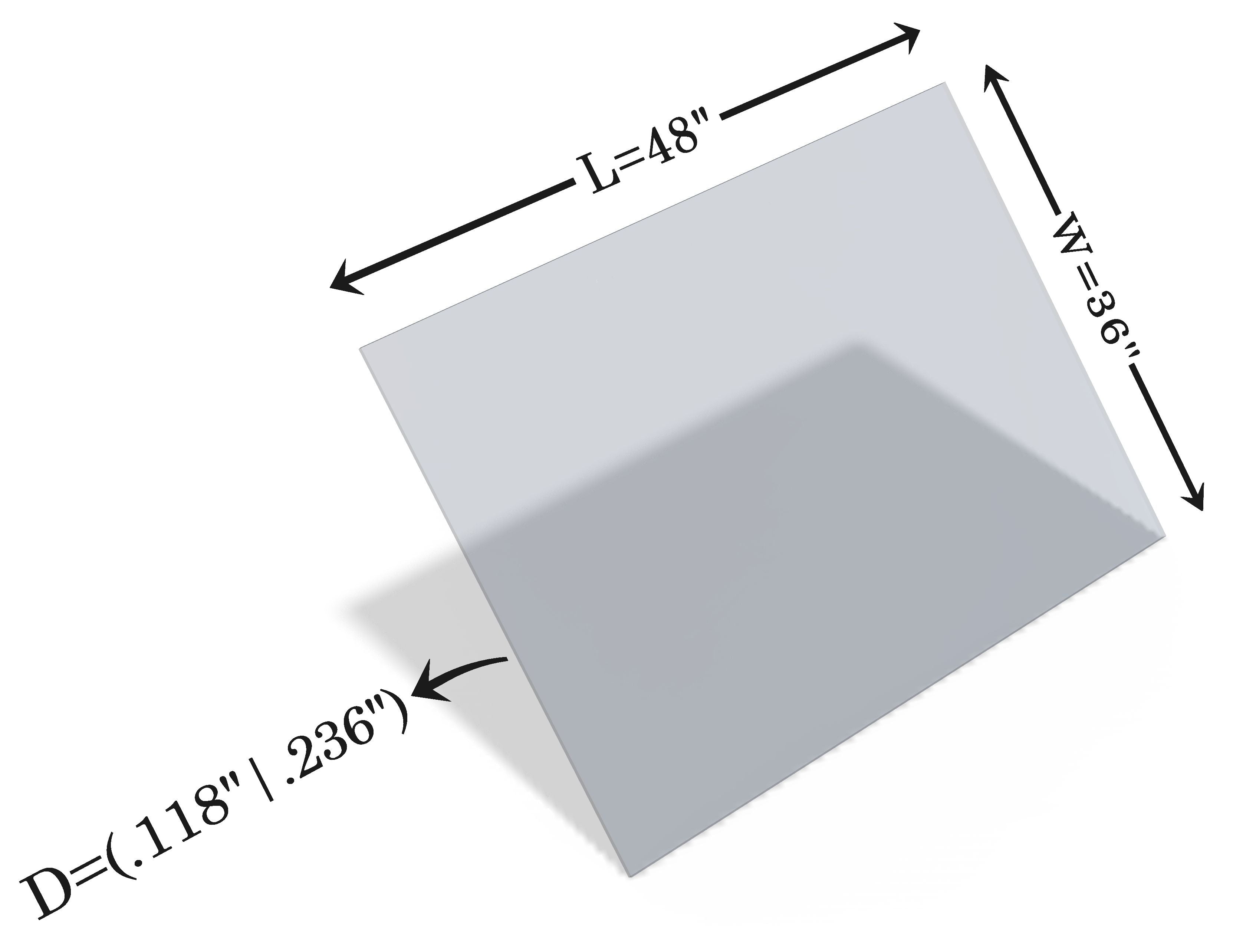 Laser Safety Window 405 Acrylic Sheet Class 4 Viewing UV CO2 (190-375nm, 10600nm, 10000-11000nm)