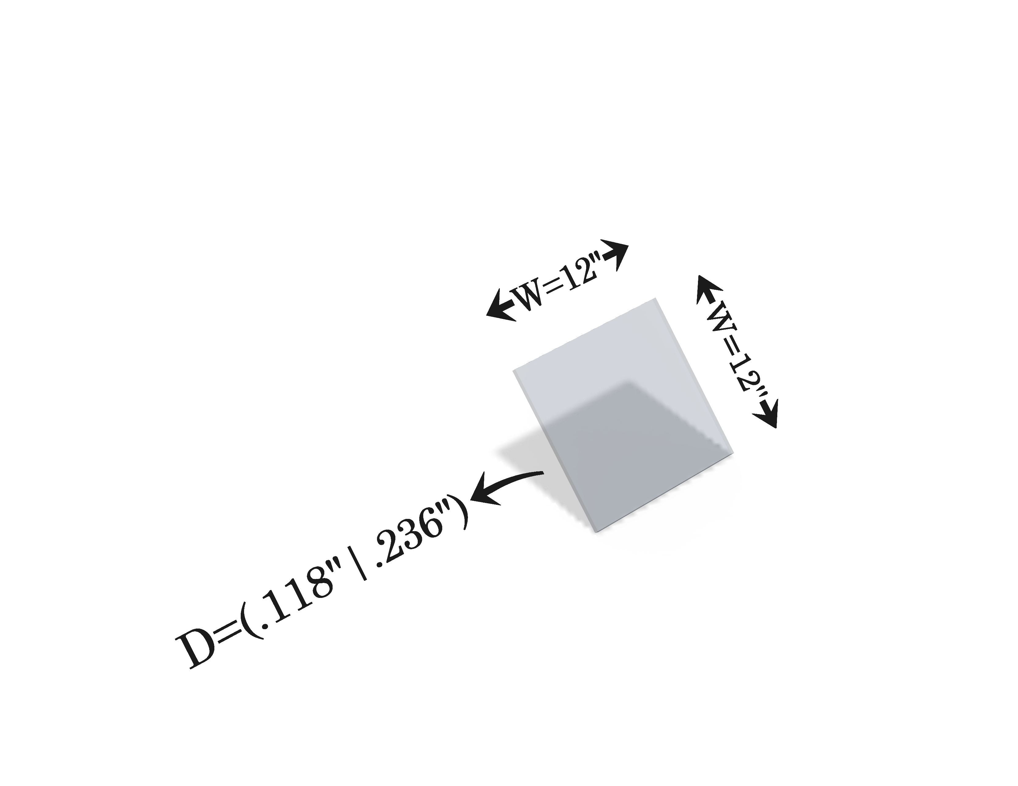 Laser Safety Window 405 Acrylic Sheet Class 4 Viewing UV CO2 (190-375nm, 10600nm, 10000-11000nm)