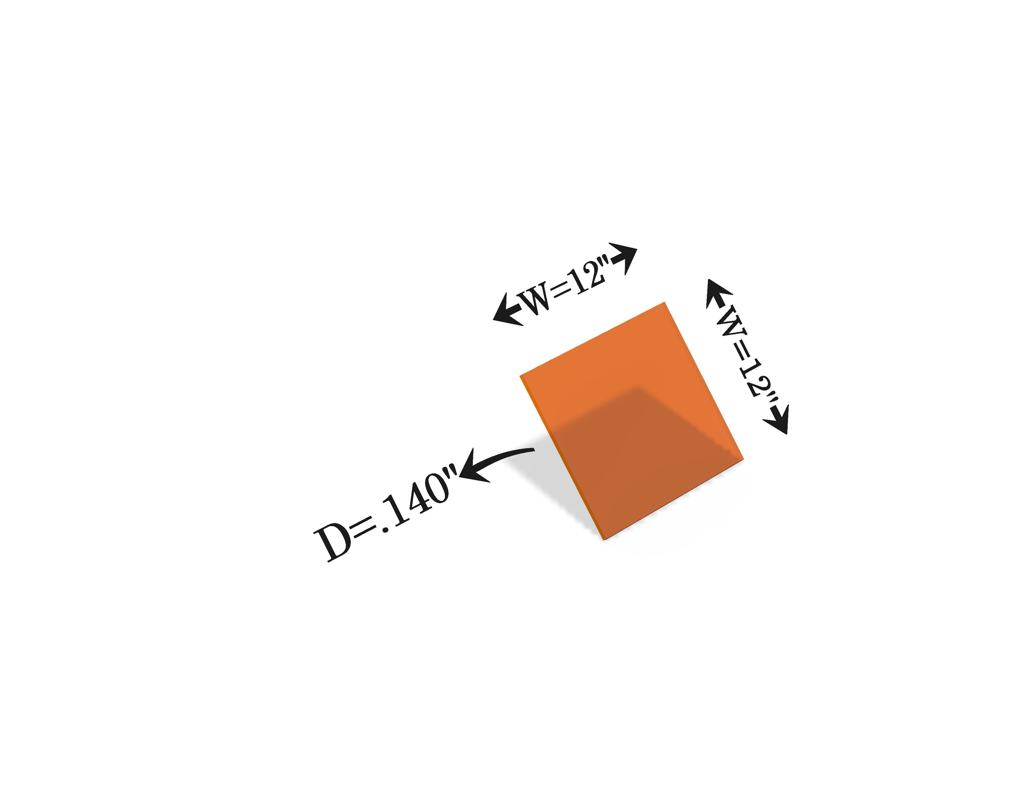 Laser Safety Window 410 Acrylic Sheet Class 4 Viewing KTP Argon (190-532nm, 10600nm)