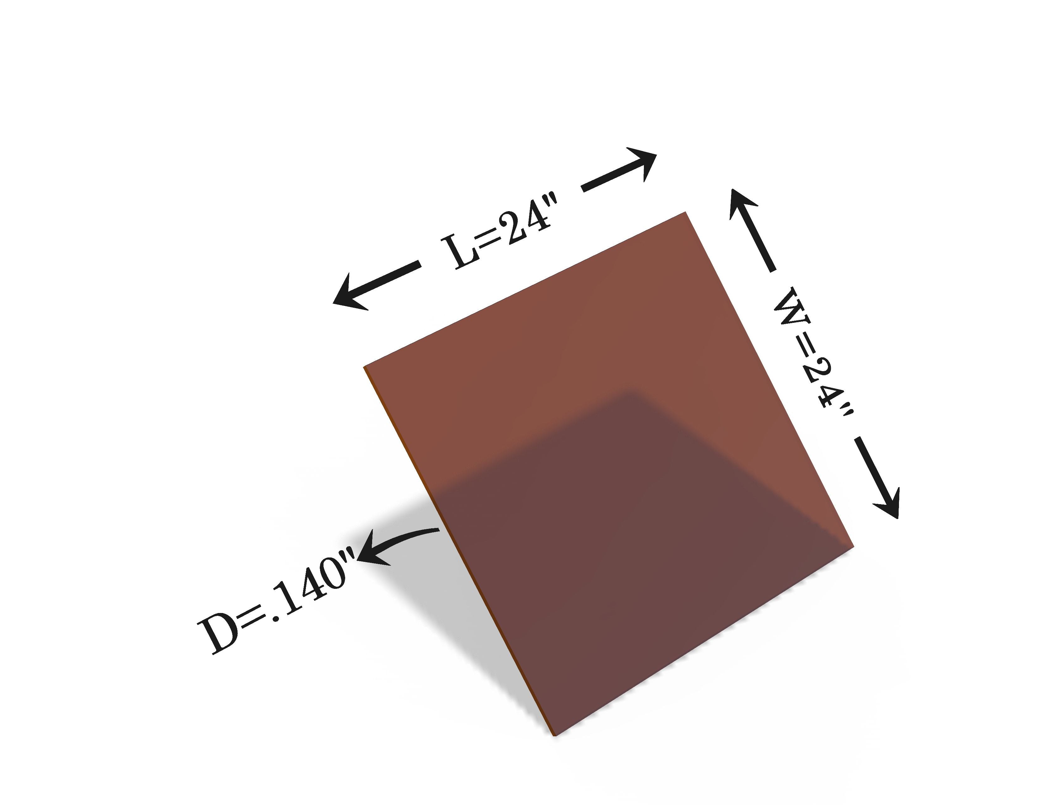 Laser Safety Window 425 Acrylic Sheet Class 4 Viewing Nd:YAG (532nm, 1064nm)