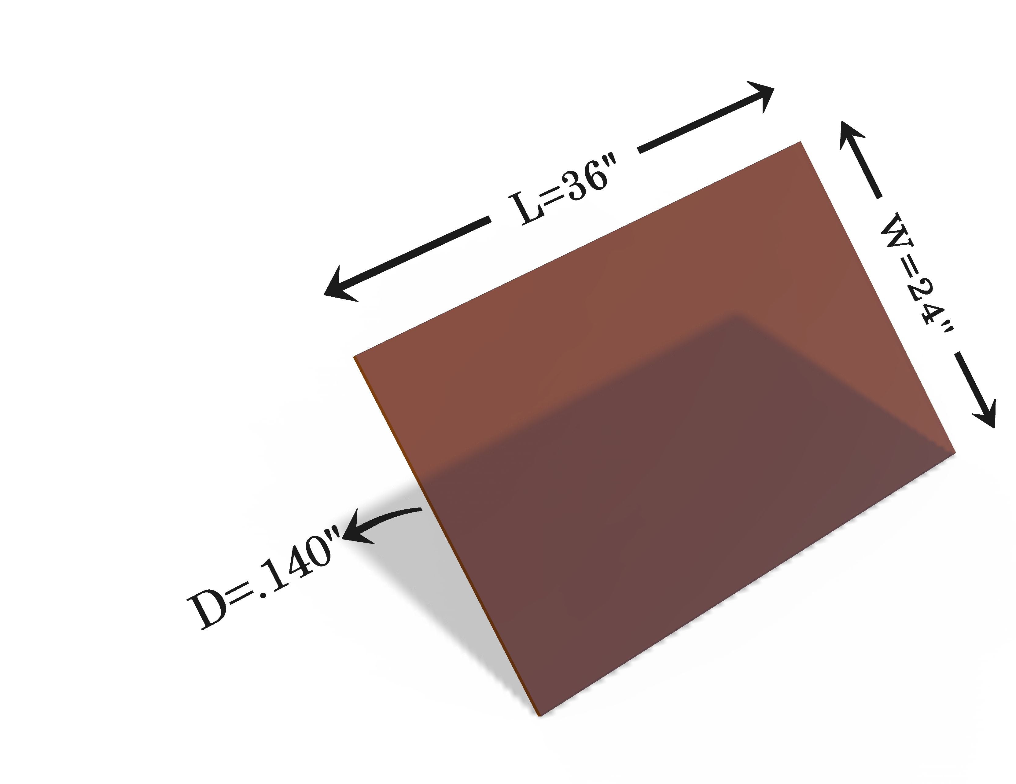 Laser Safety Window 425 Acrylic Sheet Class 4 Viewing Nd:YAG (532nm, 1064nm)