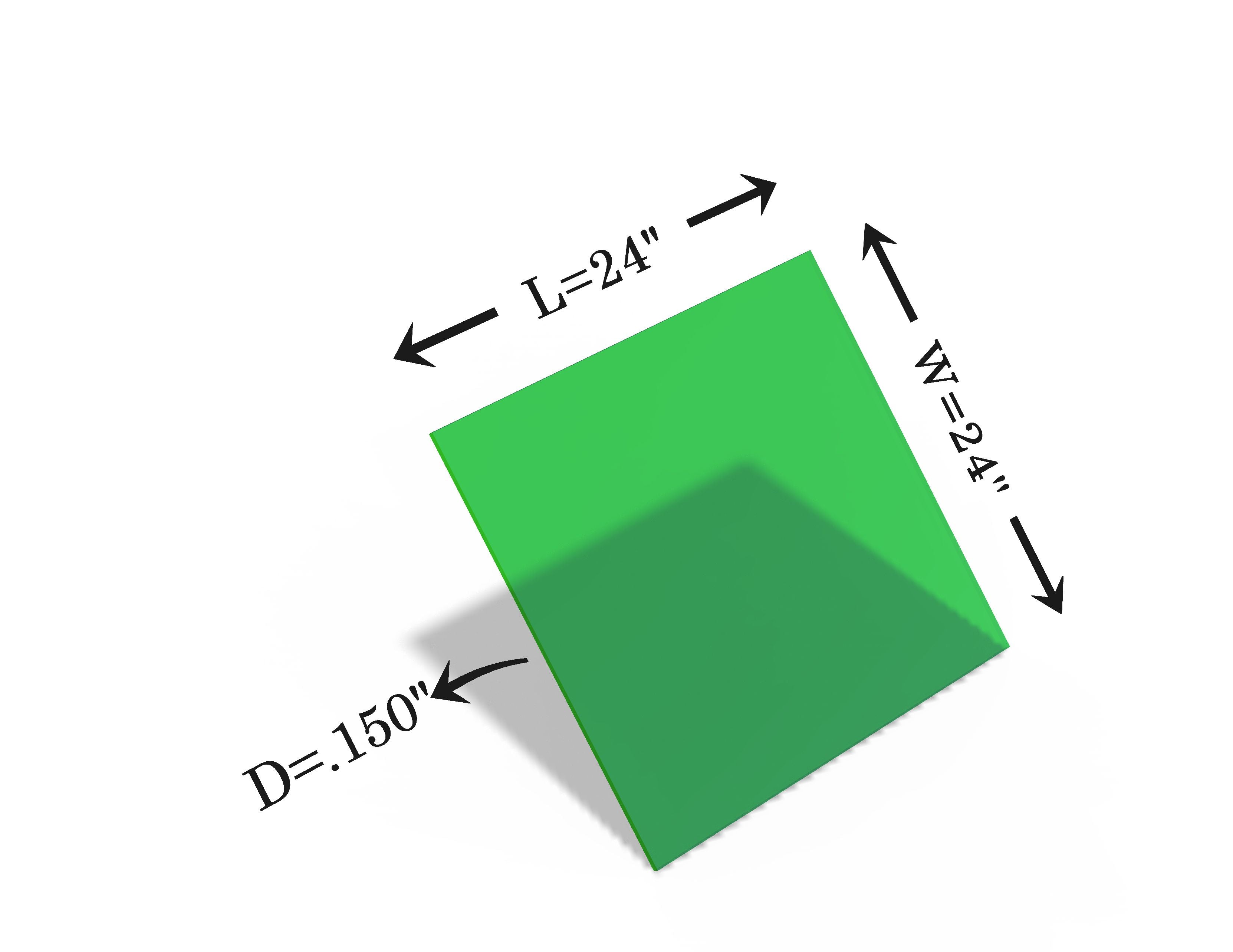 Laser Safety Window 445 Acrylic Sheet Class 4 Viewing Diode Nd:YAG (980nm, 1064nm)