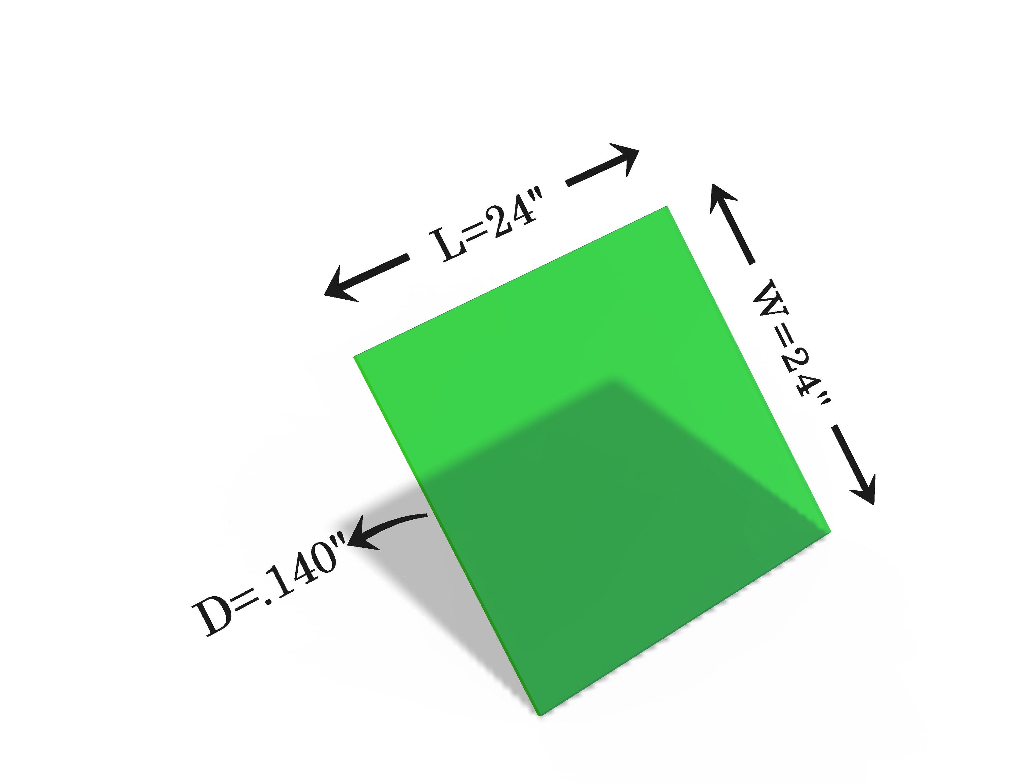 Laser Safety Window 450 Acrylic Sheet Class 4 Viewing Nd:YAG (180-420nm, 670-1080nm, 2750-3000nm, 10000-11000nm)