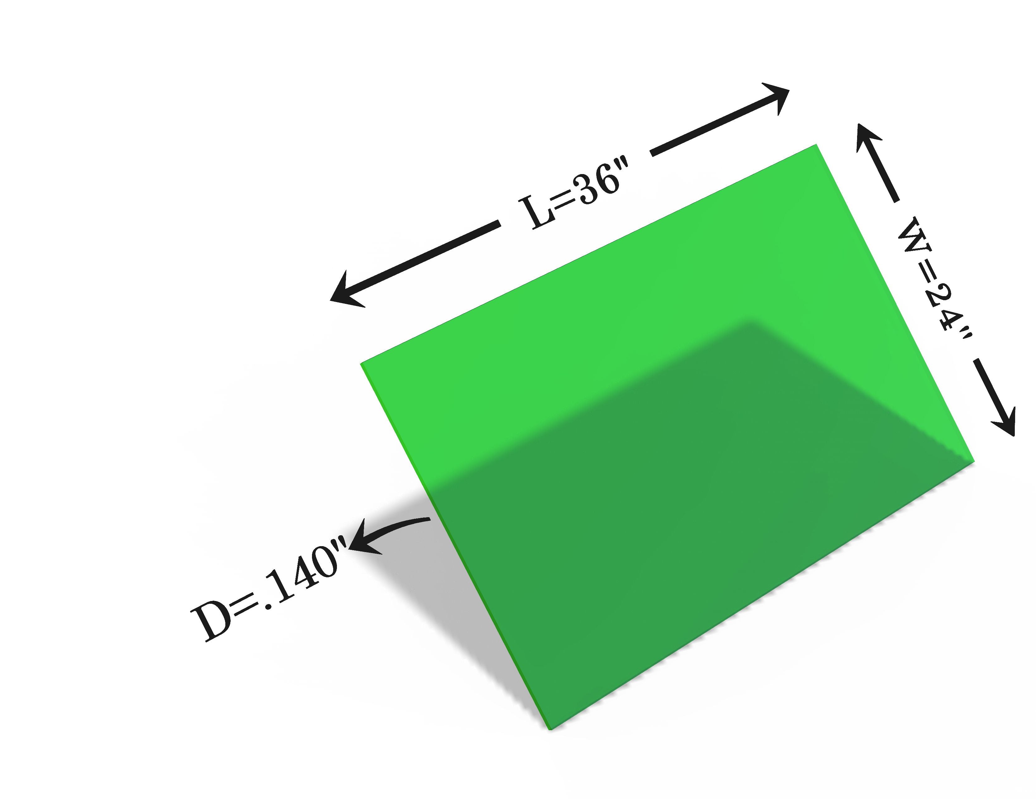 Laser Safety Window 450 Acrylic Sheet Class 4 Viewing Nd:YAG (180-420nm, 670-1080nm, 2750-3000nm, 10000-11000nm)