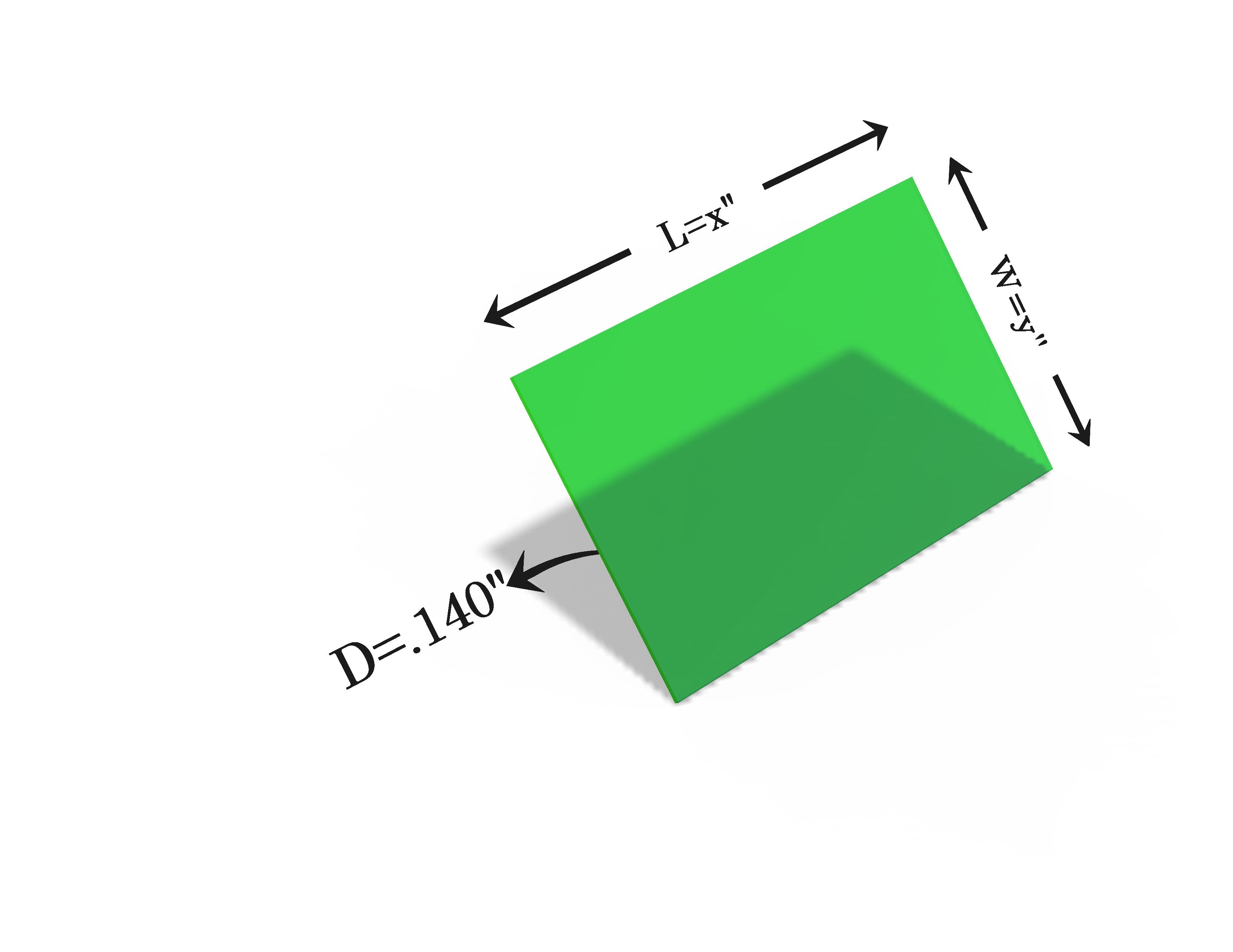 Laser Safety Window 450 Acrylic Sheet Class 4 Viewing Nd:YAG (180-420nm, 670-1080nm, 2750-3000nm, 10000-11000nm)