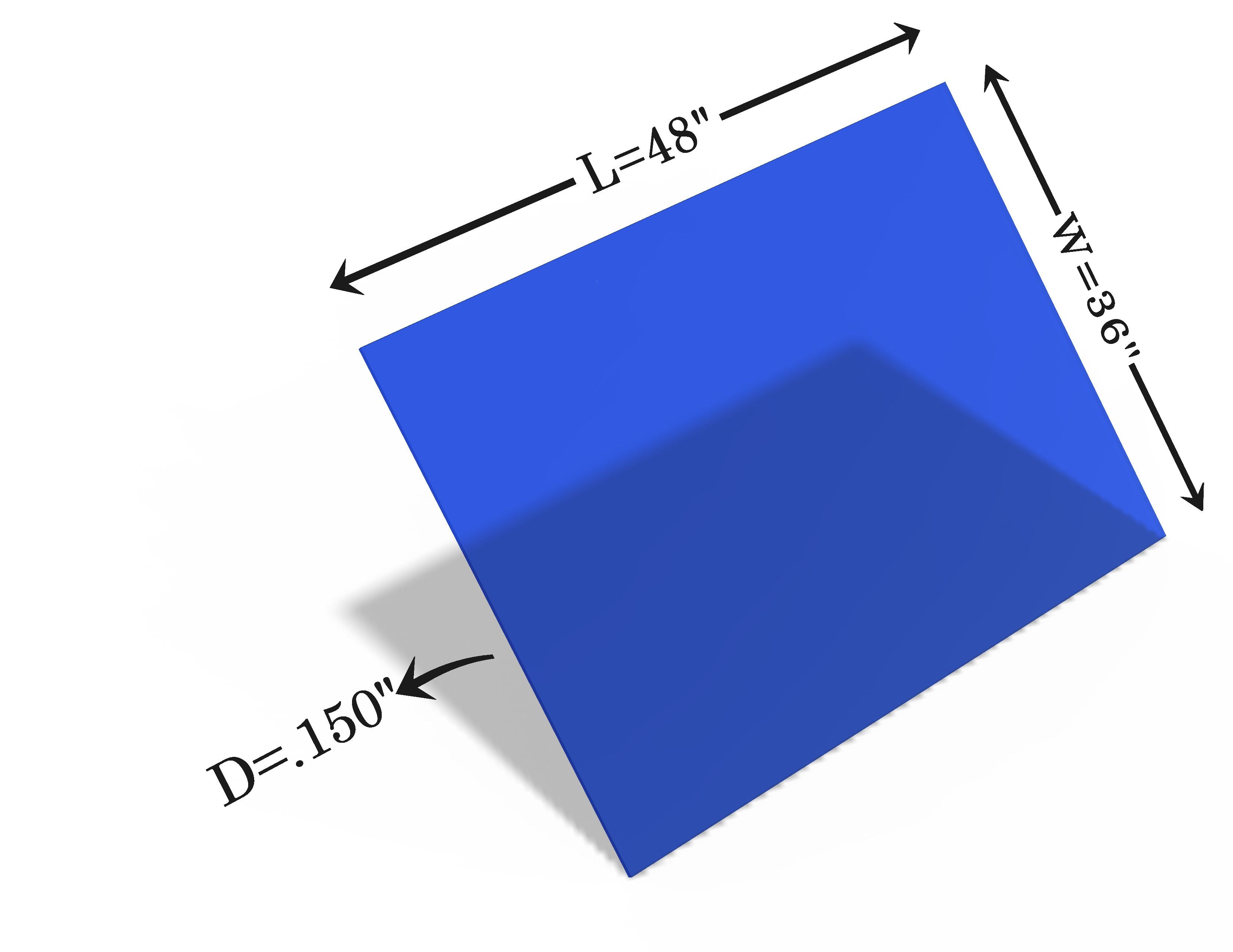 Laser Safety Window 455 Acrylic Sheet Class 4 Viewing (190-694nm, 10000-11000nm)