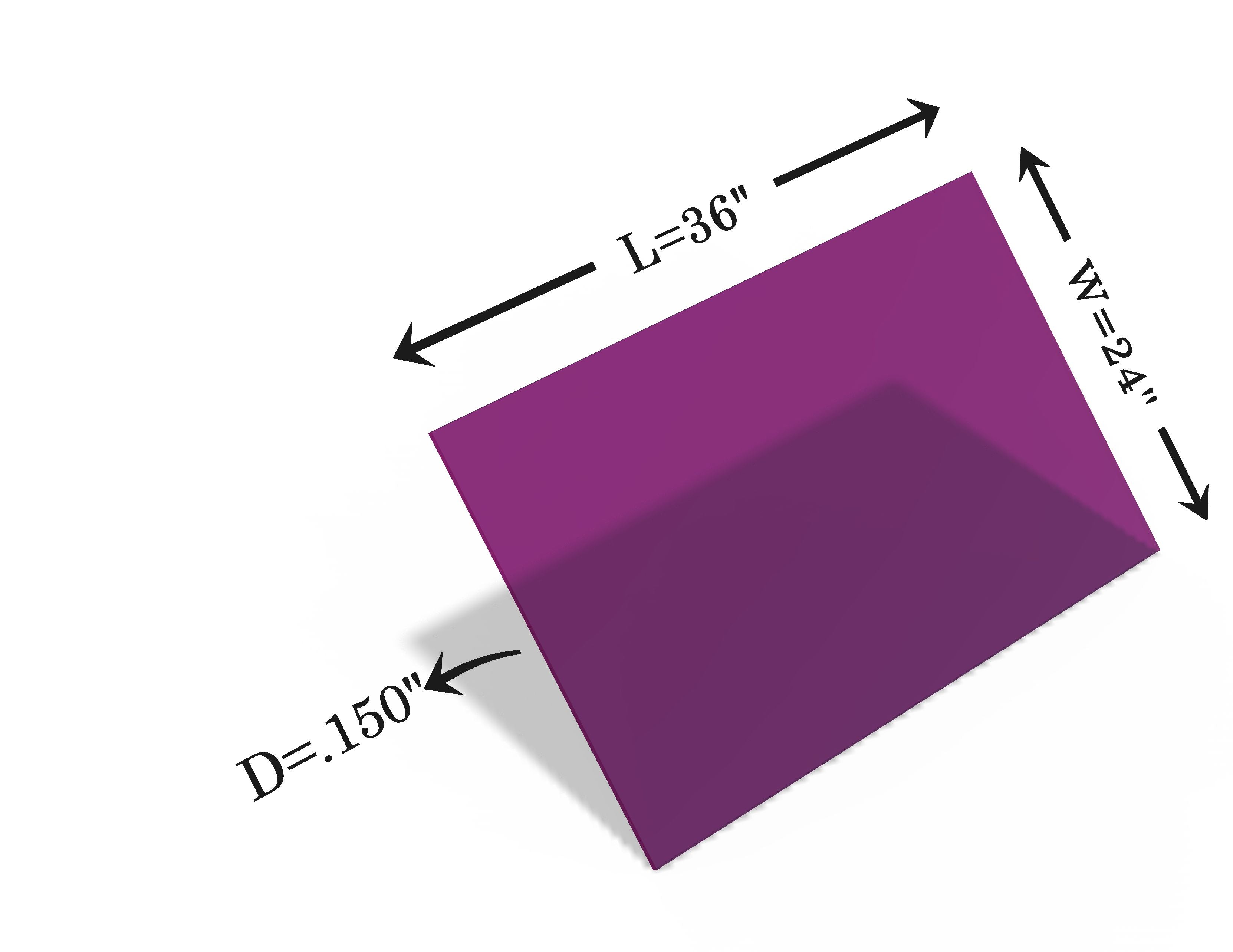 Laser Safety Window 460 Acrylic Sheet Class 4 Viewing (575-588nm, 10000-11000nm)