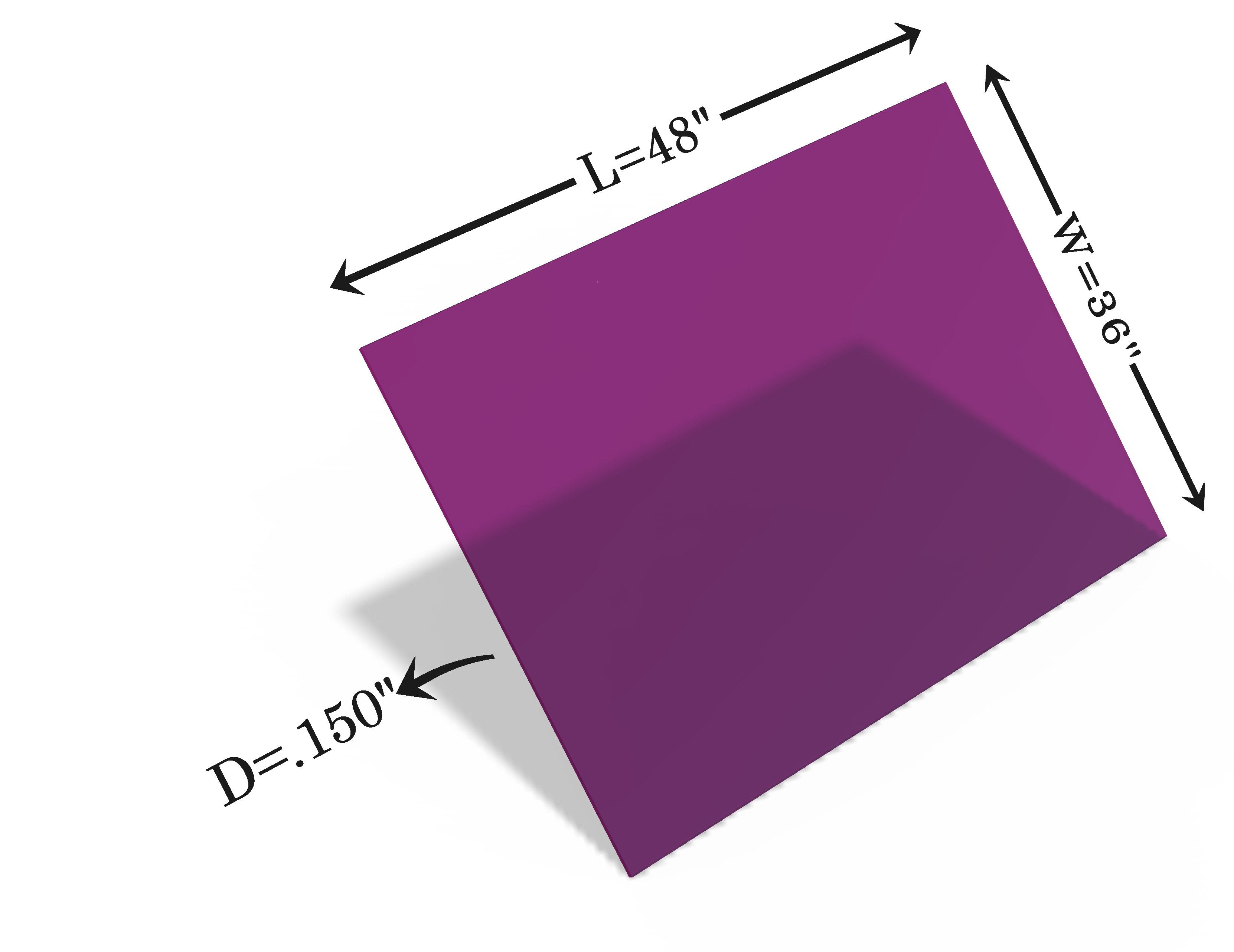 Laser Safety Window 460 Acrylic Sheet Class 4 Viewing (575-588nm, 10000-11000nm)