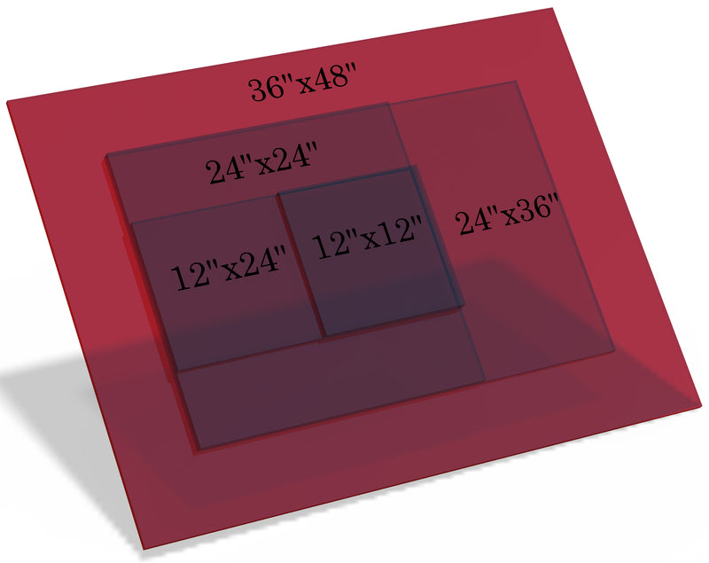 Laser Safety Window 915 Acrylic Sheet Low Power Viewing (428-556nm)