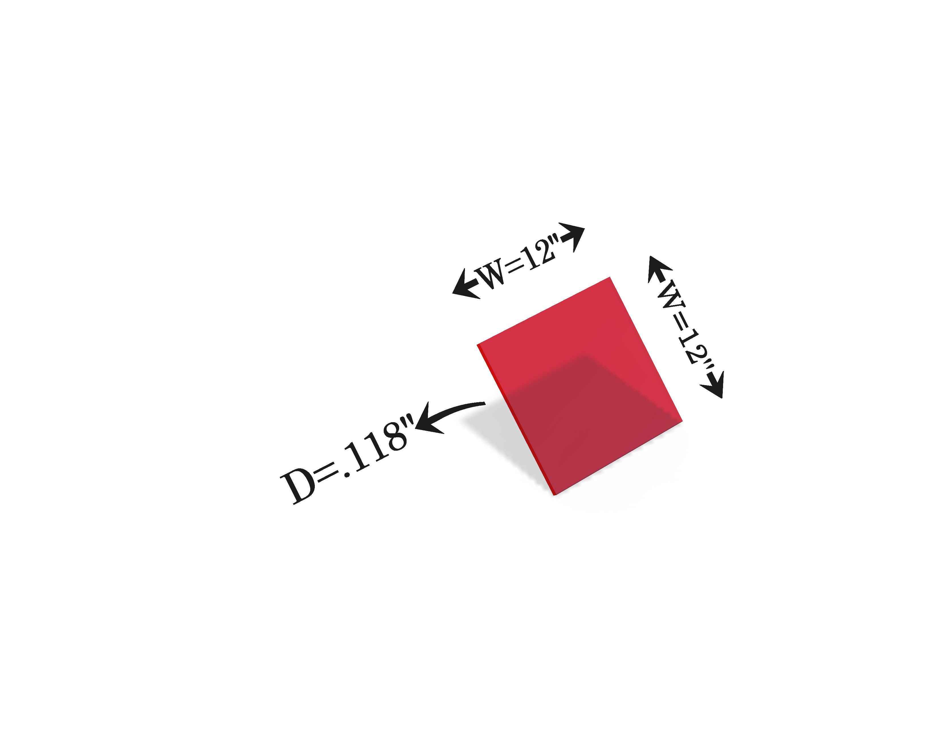 Laser Safety Window 915 Acrylic Sheet Low Power Viewing (428-556nm)