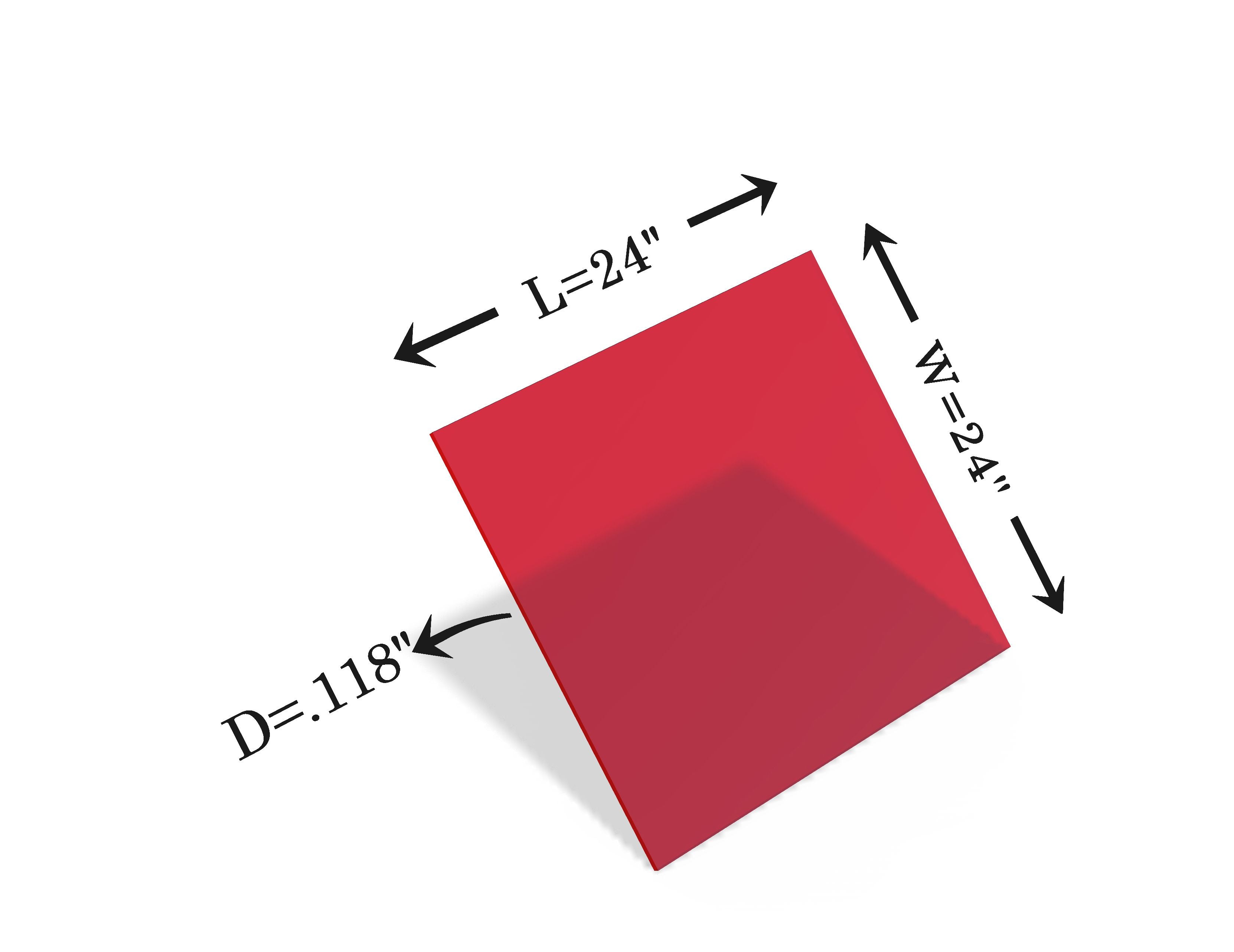 Laser Safety Window 915 Acrylic Sheet Low Power Viewing (428-556nm)