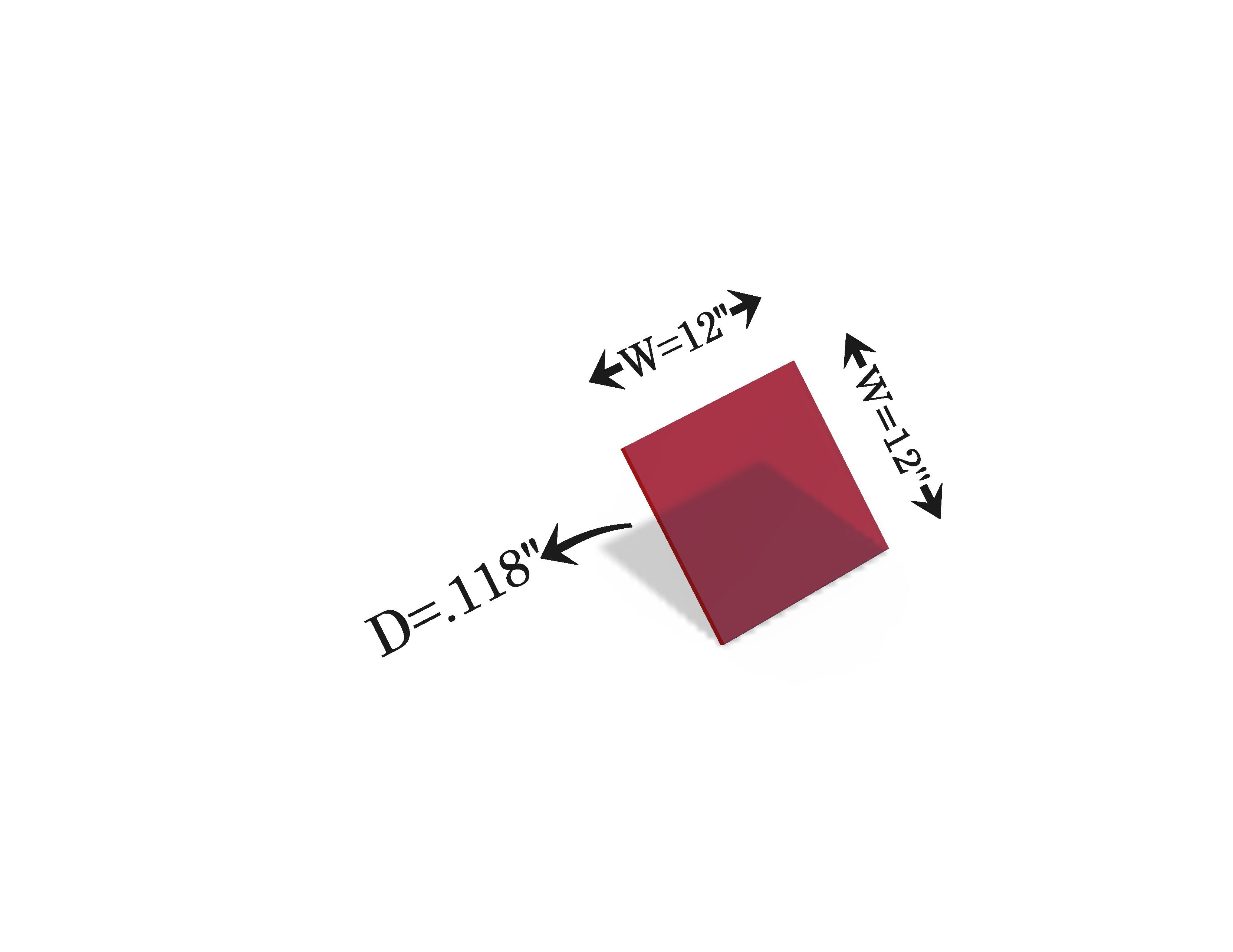 Laser Safety Window 920 Acrylic Sheet Low Power Viewing (360-610nm)